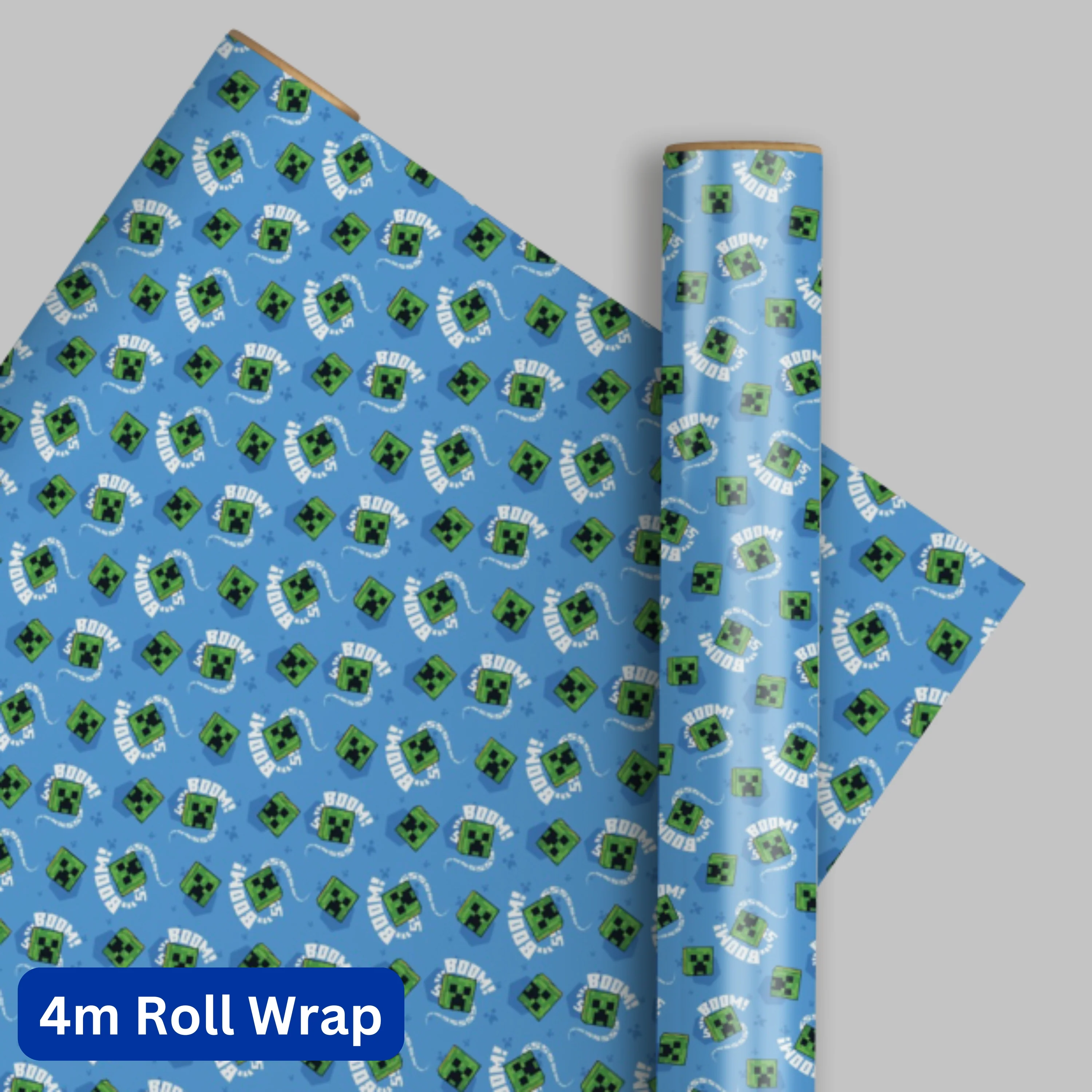 Minecraft Wrapping Paper 4m Roll