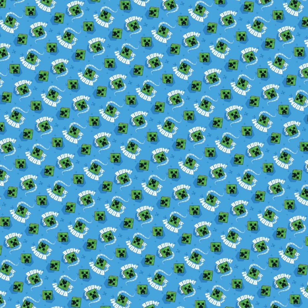 Minecraft Wrapping Paper 4m Roll - Image 3