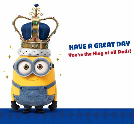 Minions Movie 'Dad' Birthday Card - Image 4