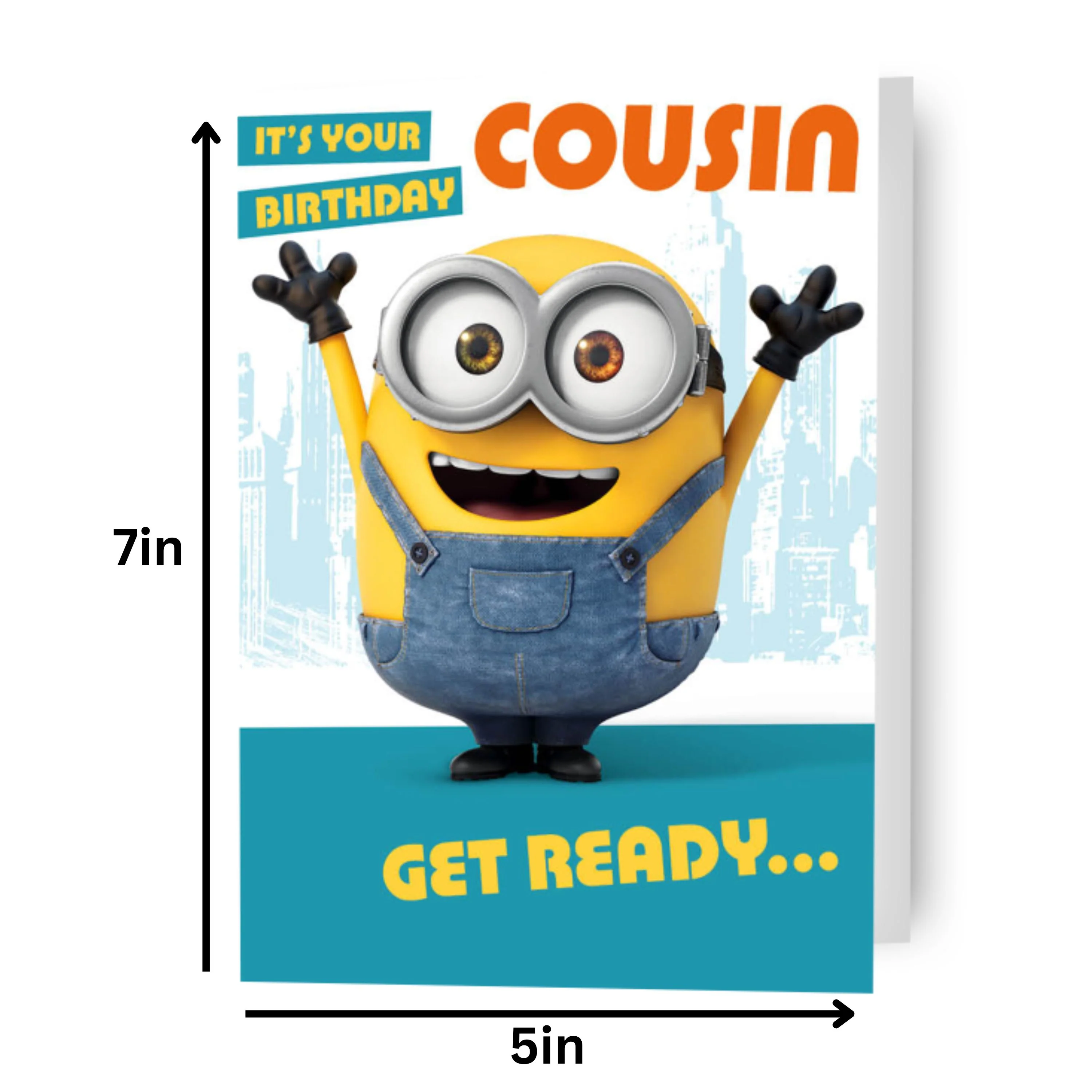 Despicable Me 'Cousin' Birthday Card - Image 2