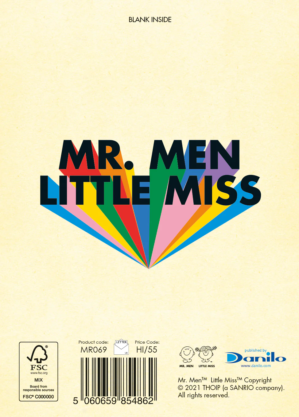 Mr Men & Little Miss Mr Cool Birthday Card - Image 3