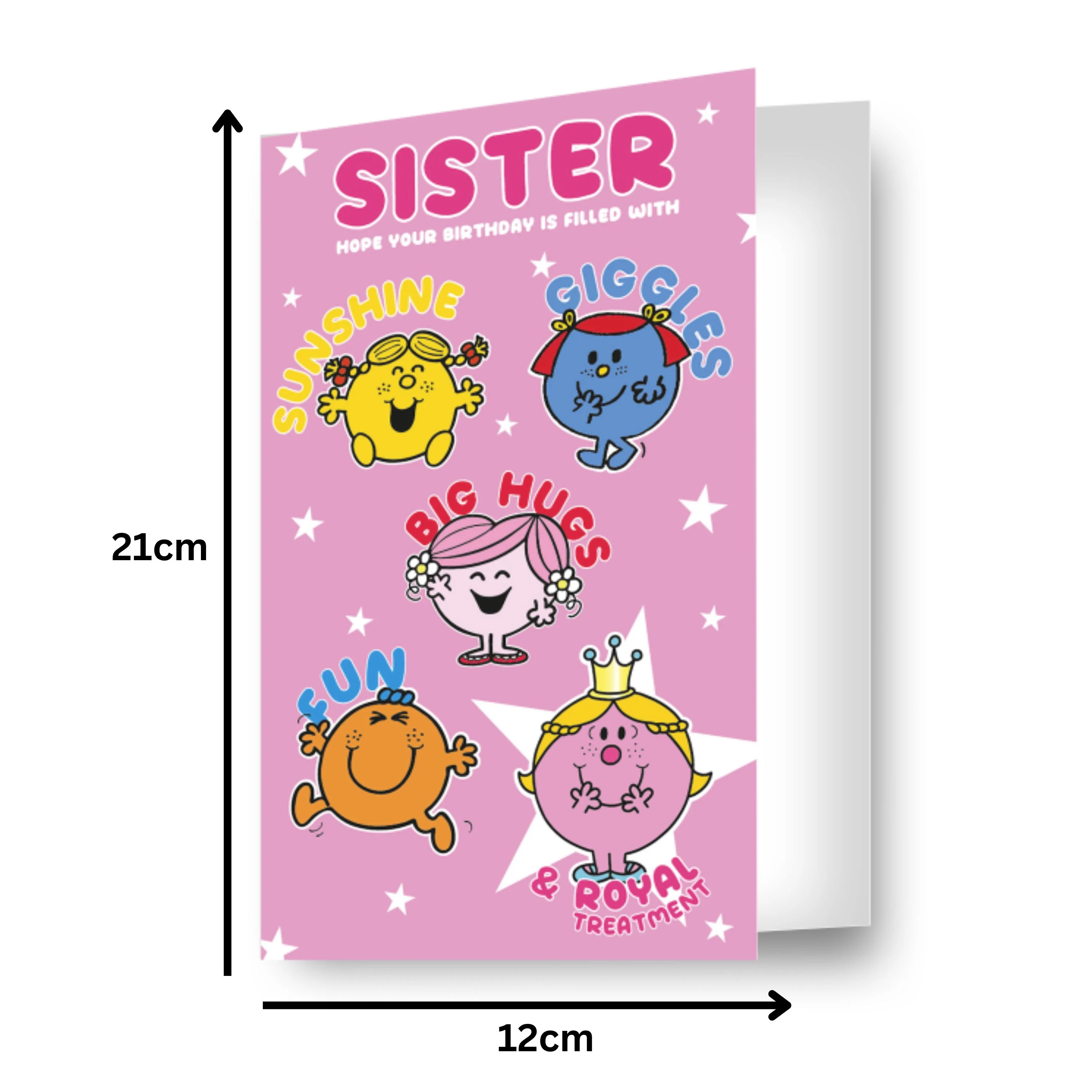 Mr Men & Little Miss Sister Birthday Card - Image 2