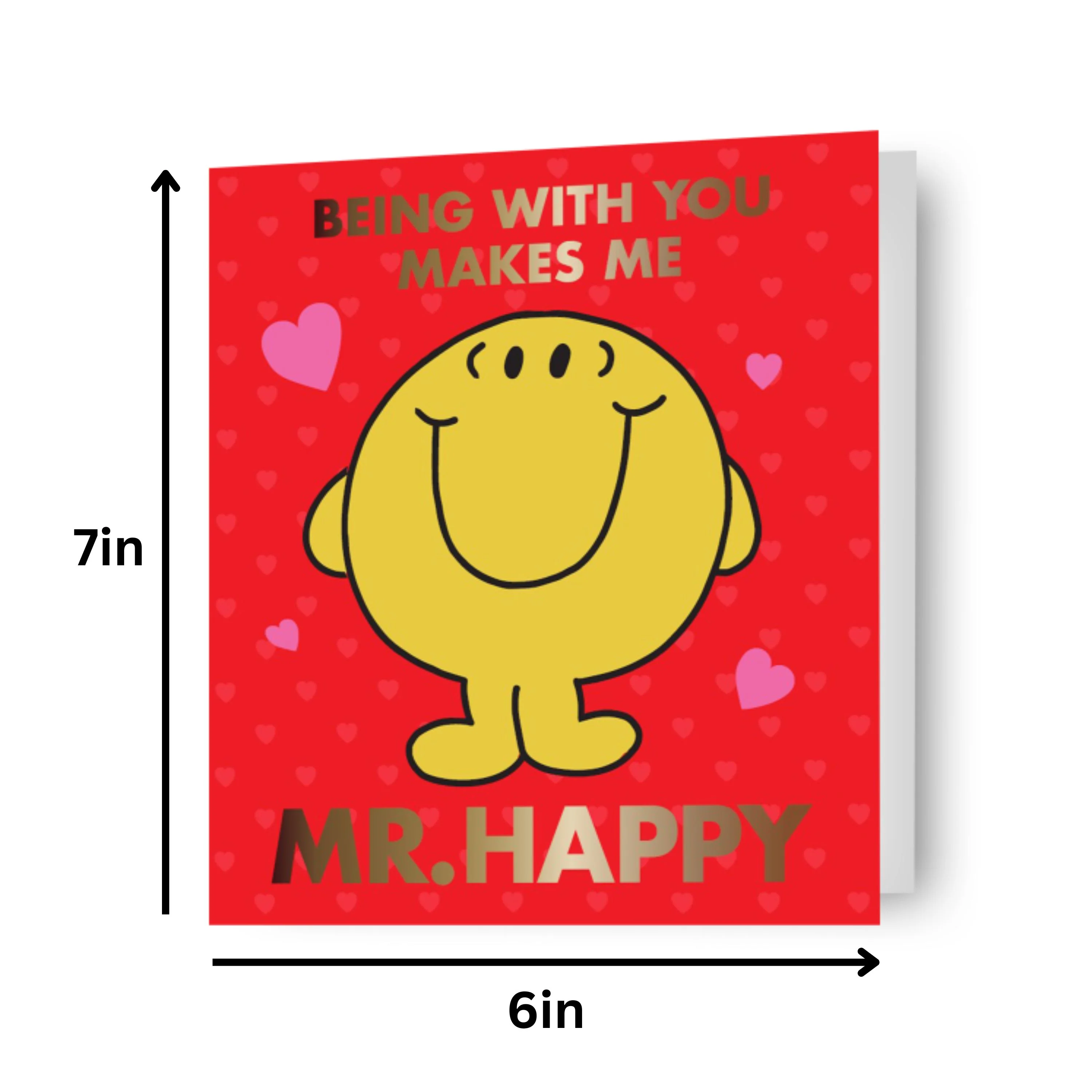 Mr Men & Little Miss 'Mr. Happy' Valentine's Day Card - Image 2