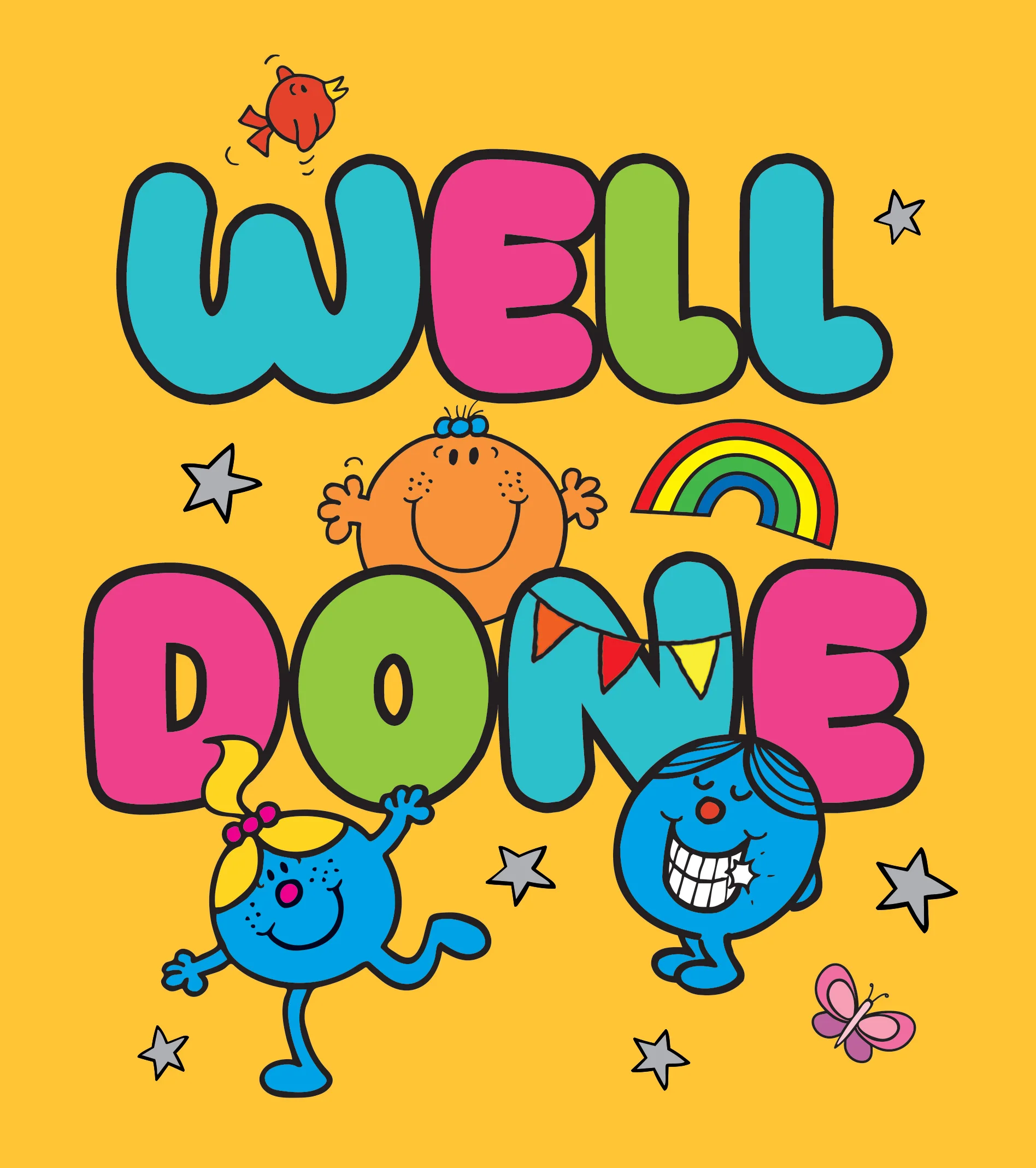 Mr Men & Little Miss Well Done Card - Image 3