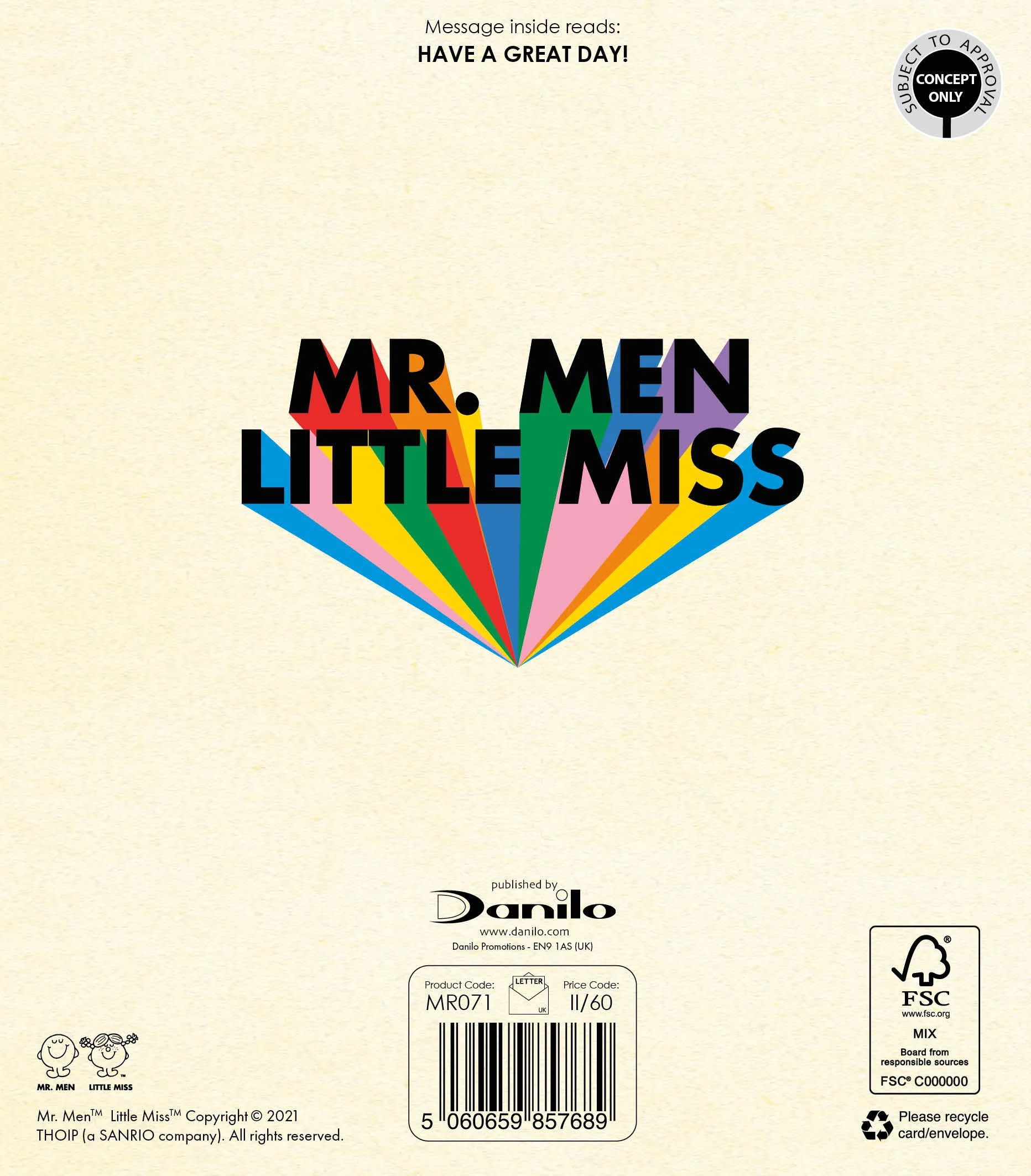 Mr Men & Little Miss 'Brother' Birthday Card - Image 5