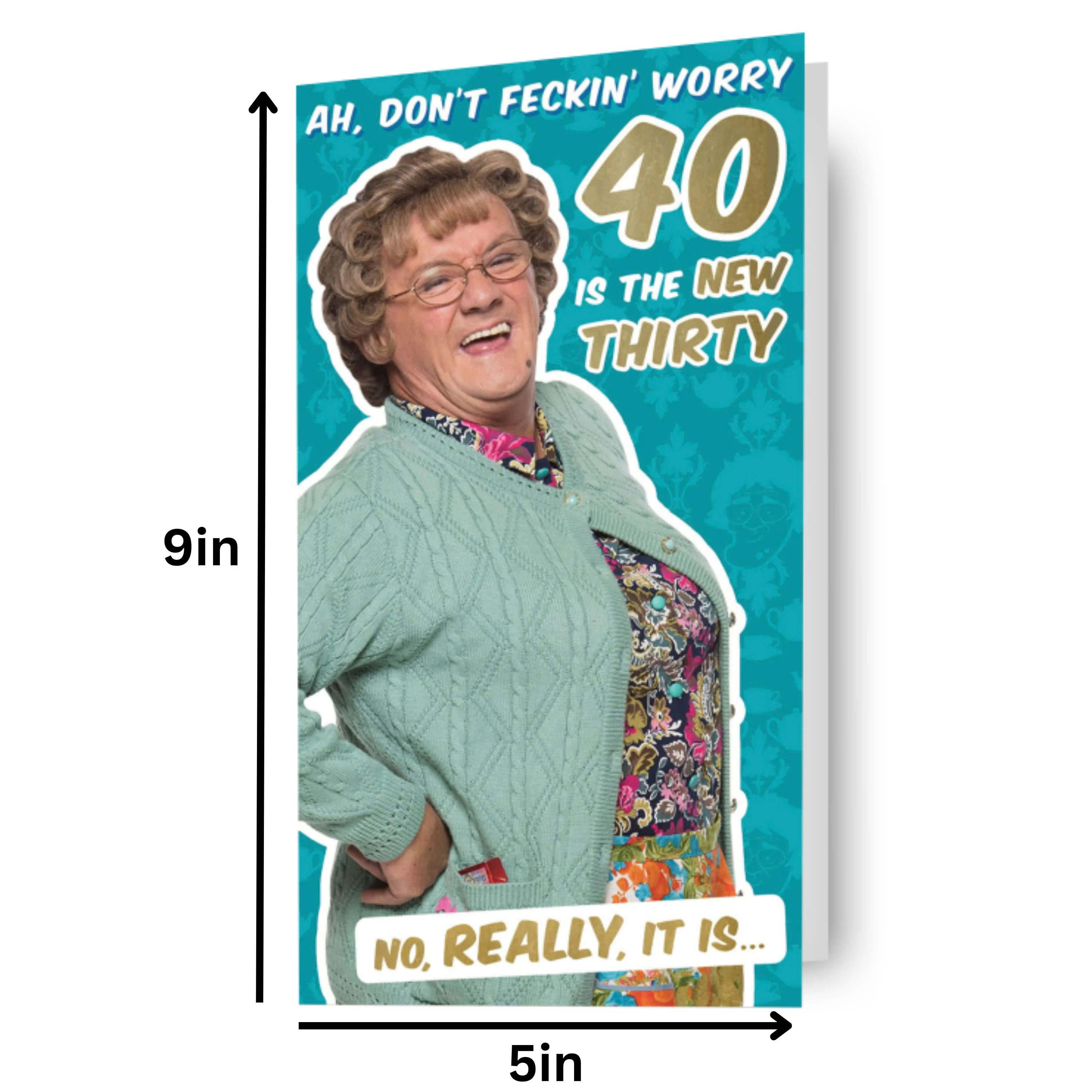 Mrs Brown's Boys Age 40 Birthday Card - Image 3