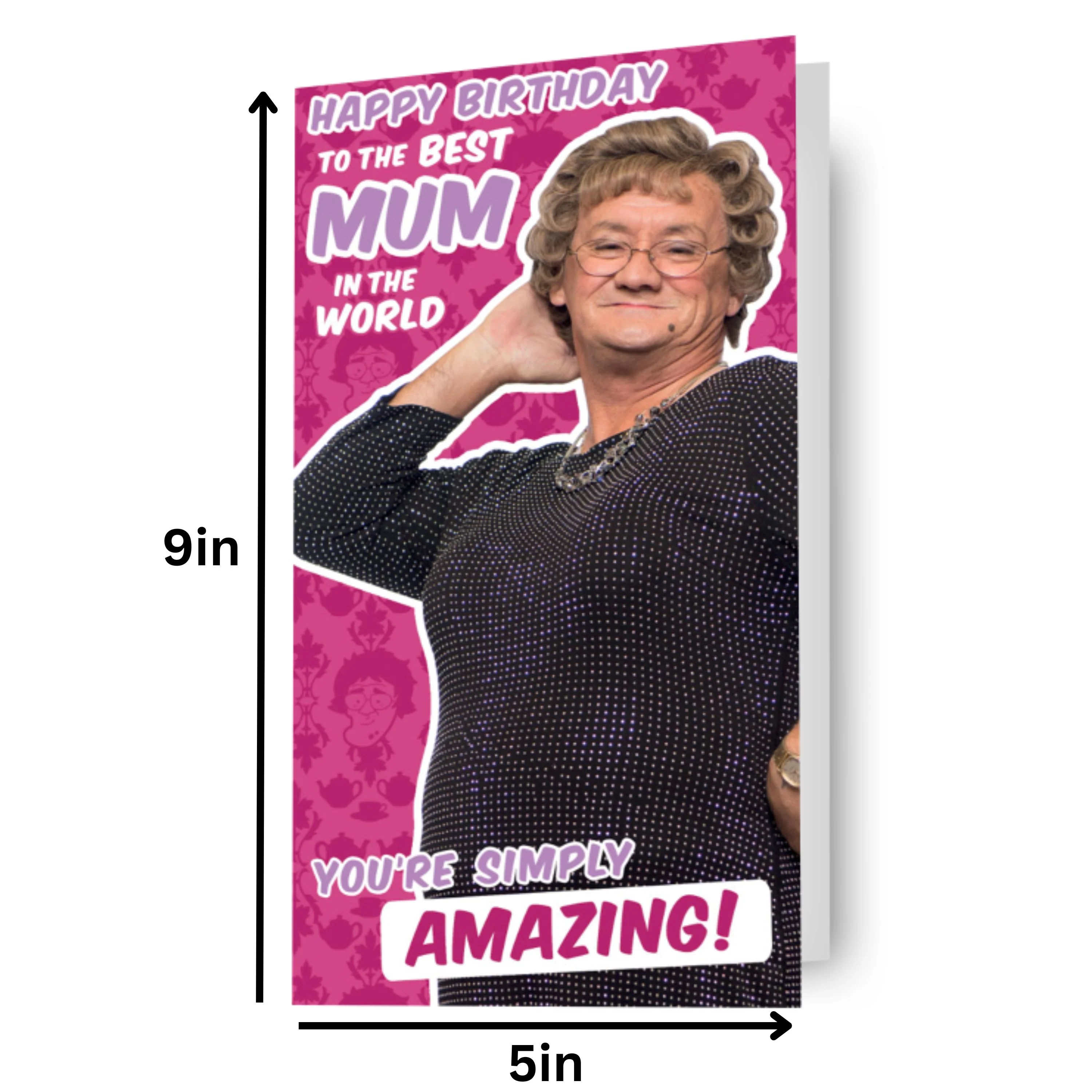 Mrs Brown's Boys 'Best Mum' Birthday Card - Image 3