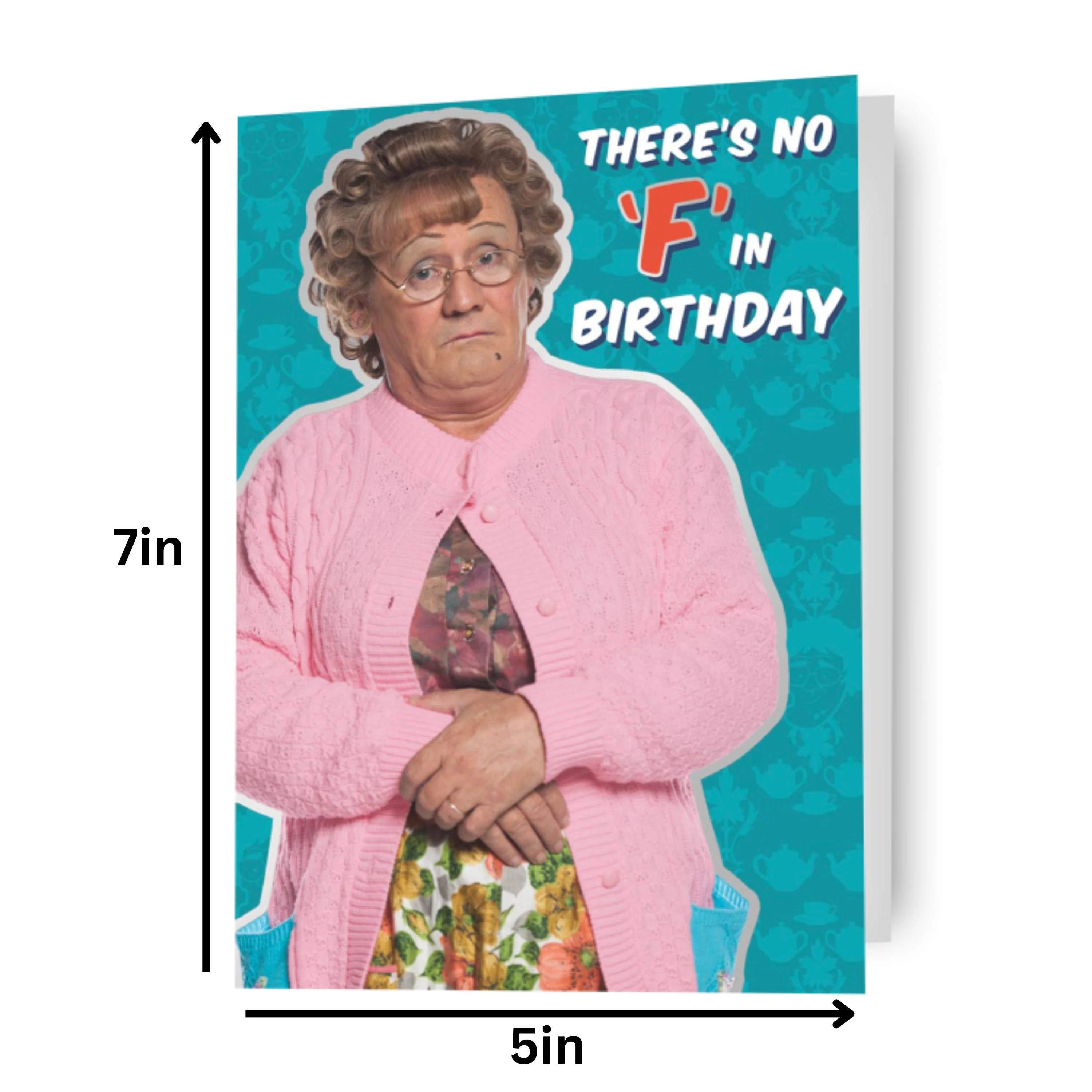 Mrs Brown's Boys There's No 'F' In Birthday Card - Image 3