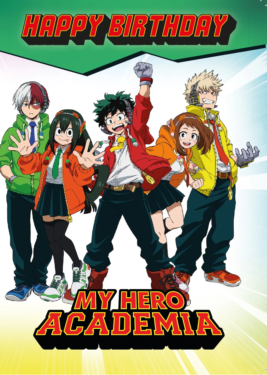 My Hero Academia Birthday Card - Image 3