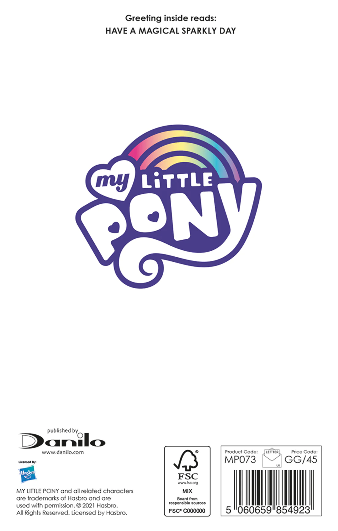 My Little Pony 'Happy Birthday' Card - Image 4