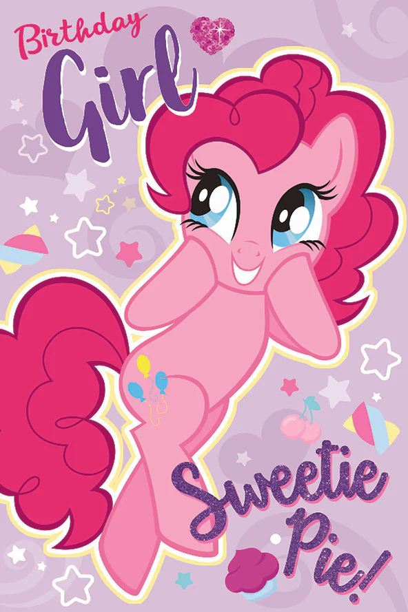 My Little Pony Pinkie Pie 'Birthday Girl' Card - Image 3