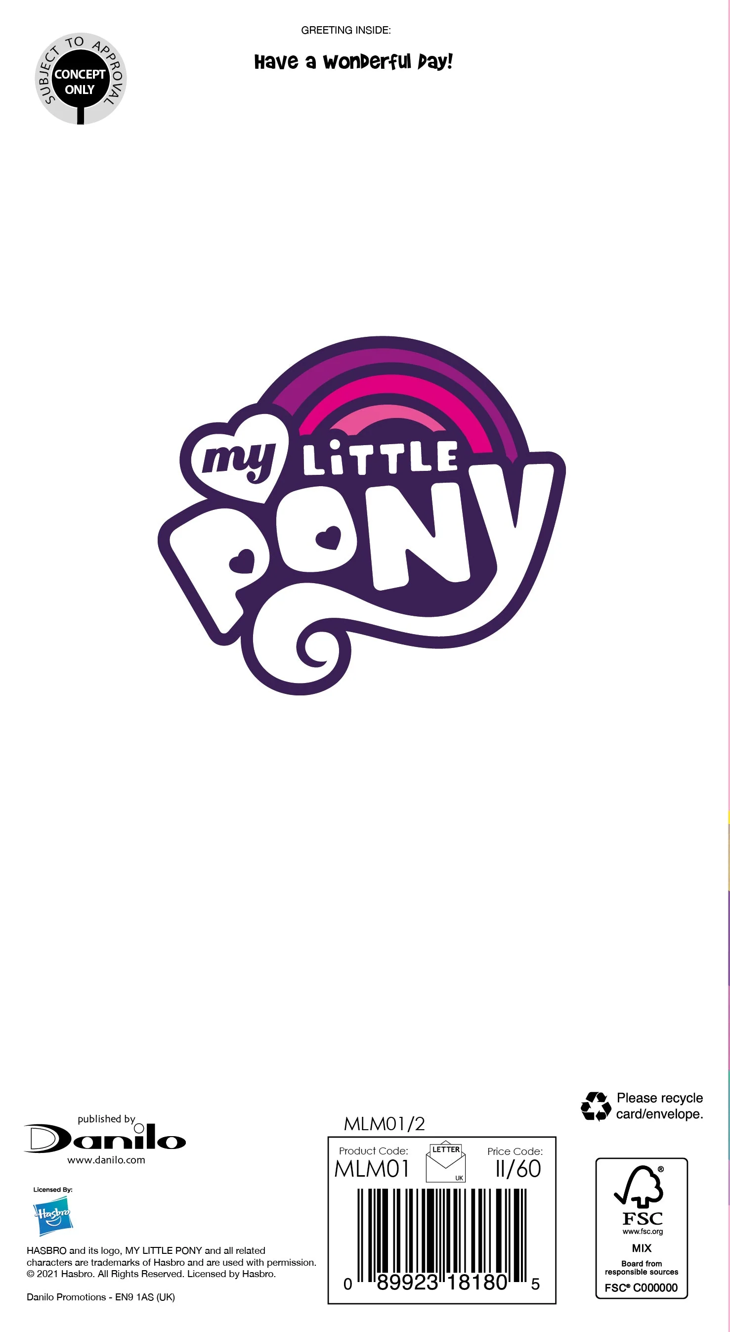 My Little Pony 'Special Mummy' Mother's Day Card - Image 5
