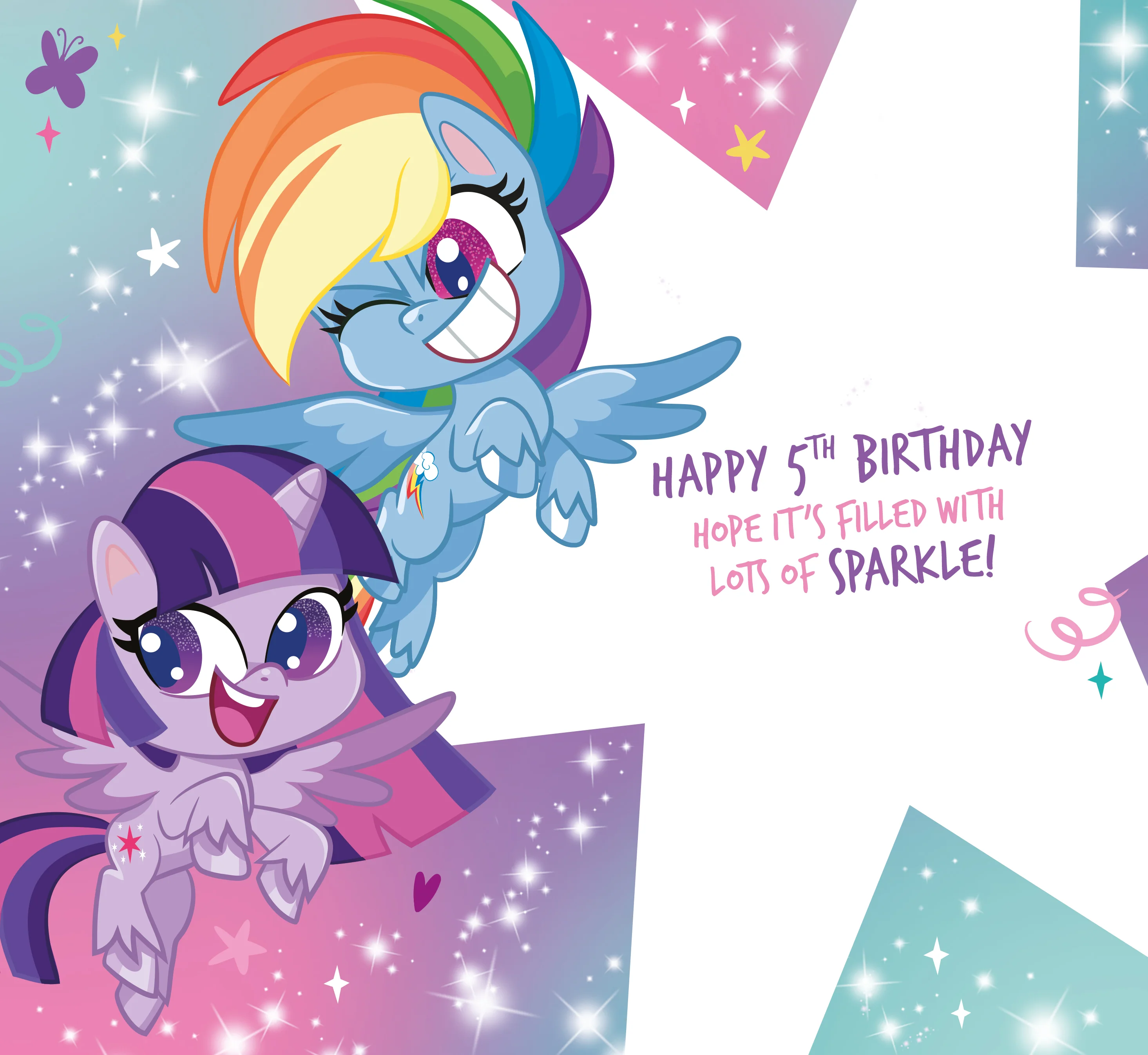 My Little Pony Age 5 Birthday Card - Image 4
