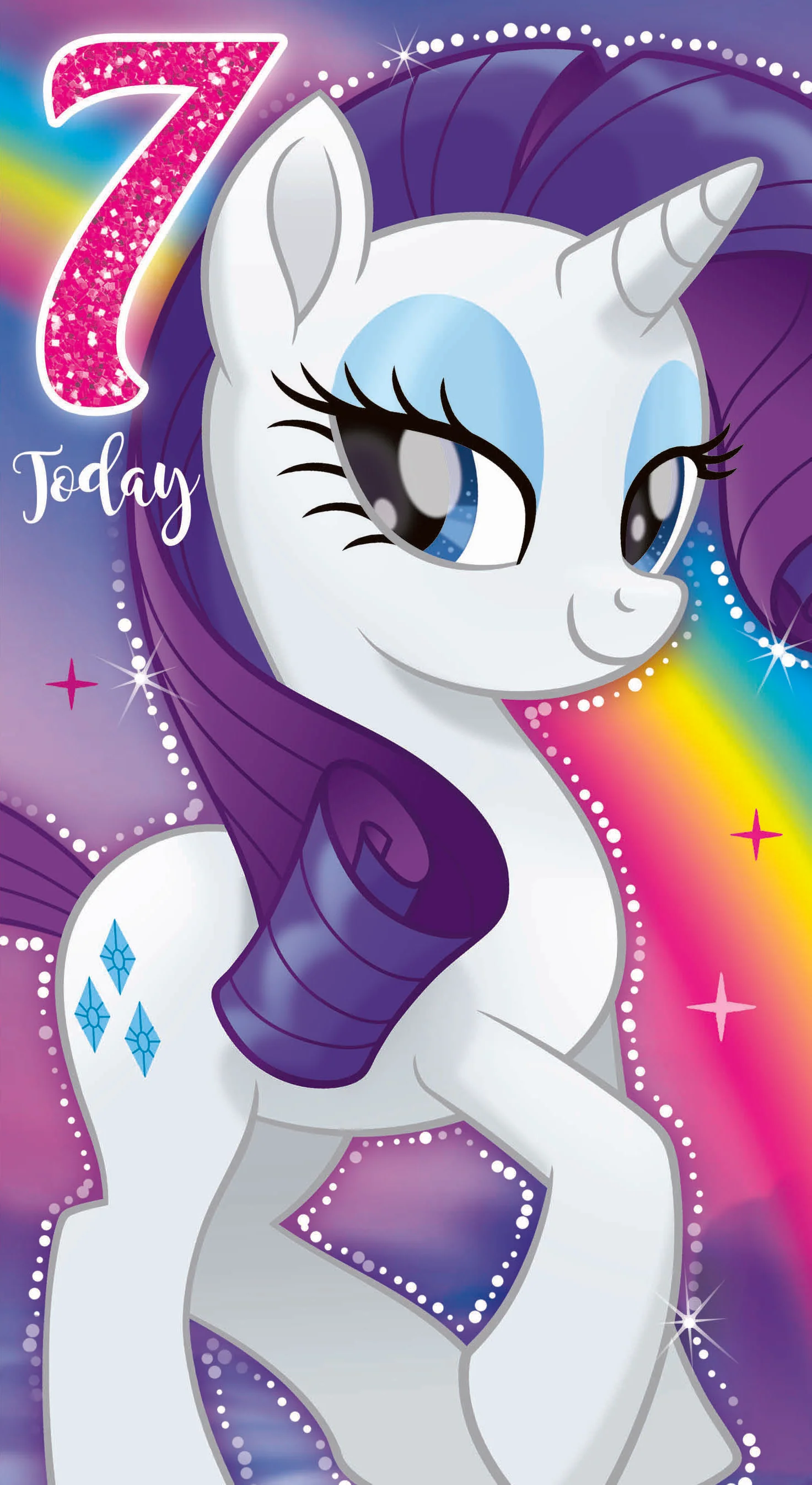 My Little Pony Movie Age 7 Birthday Card - Image 3