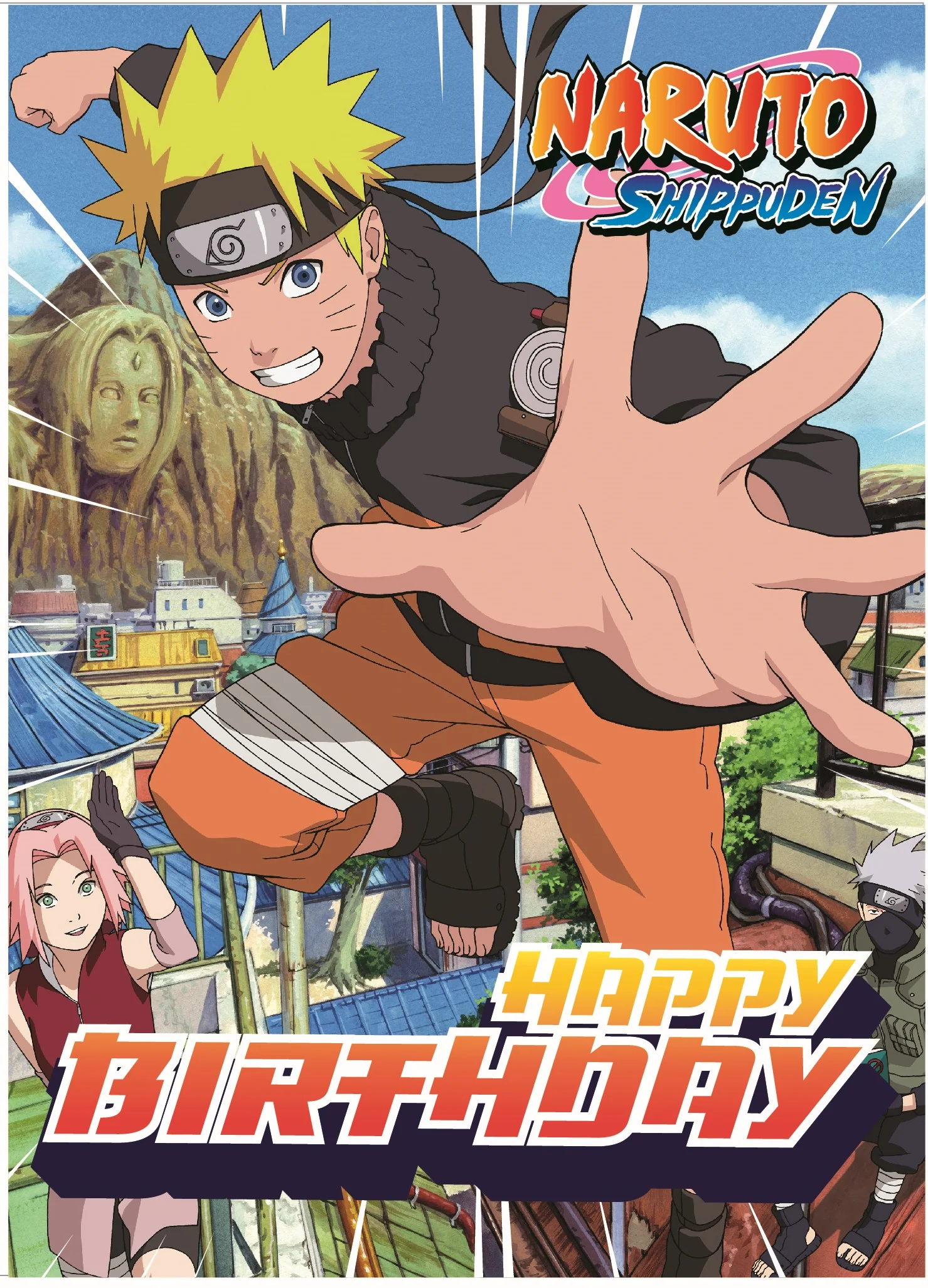 Naruto Shippuden 'Happy Birthday' Card - Image 2