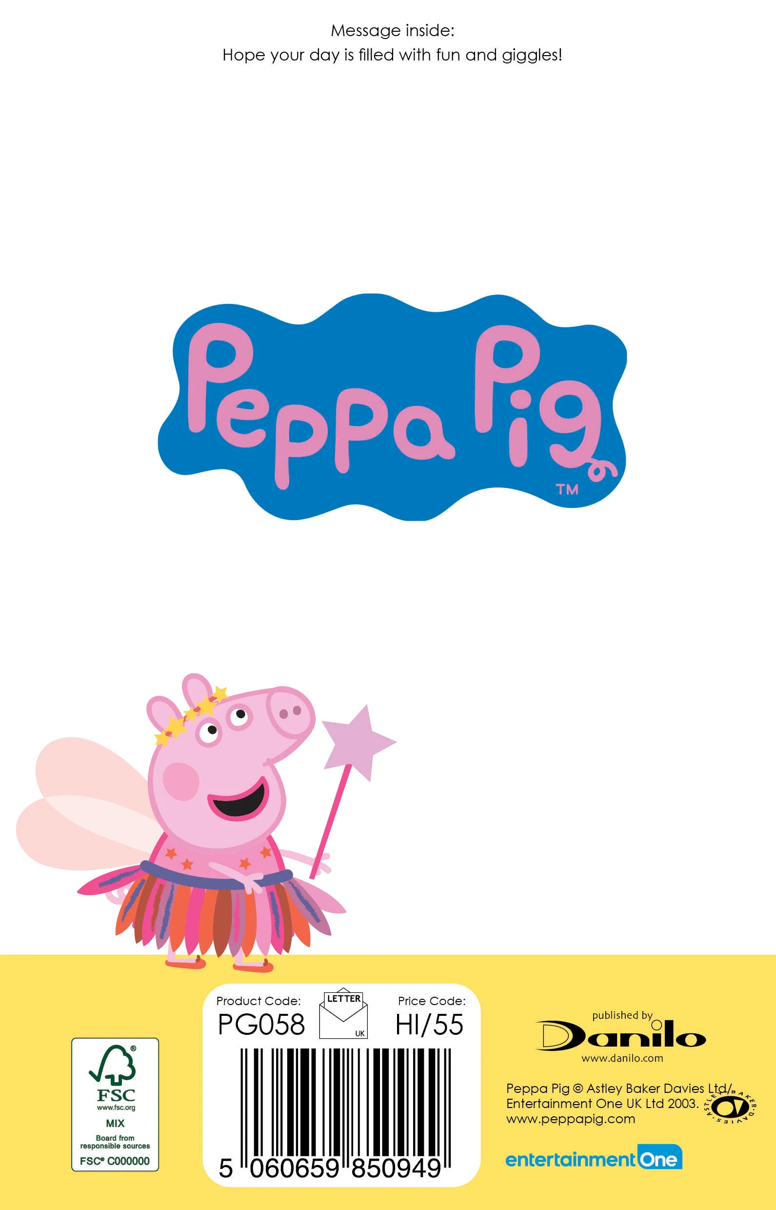 Peppa Pig Age 3 Birthday Card - Image 5