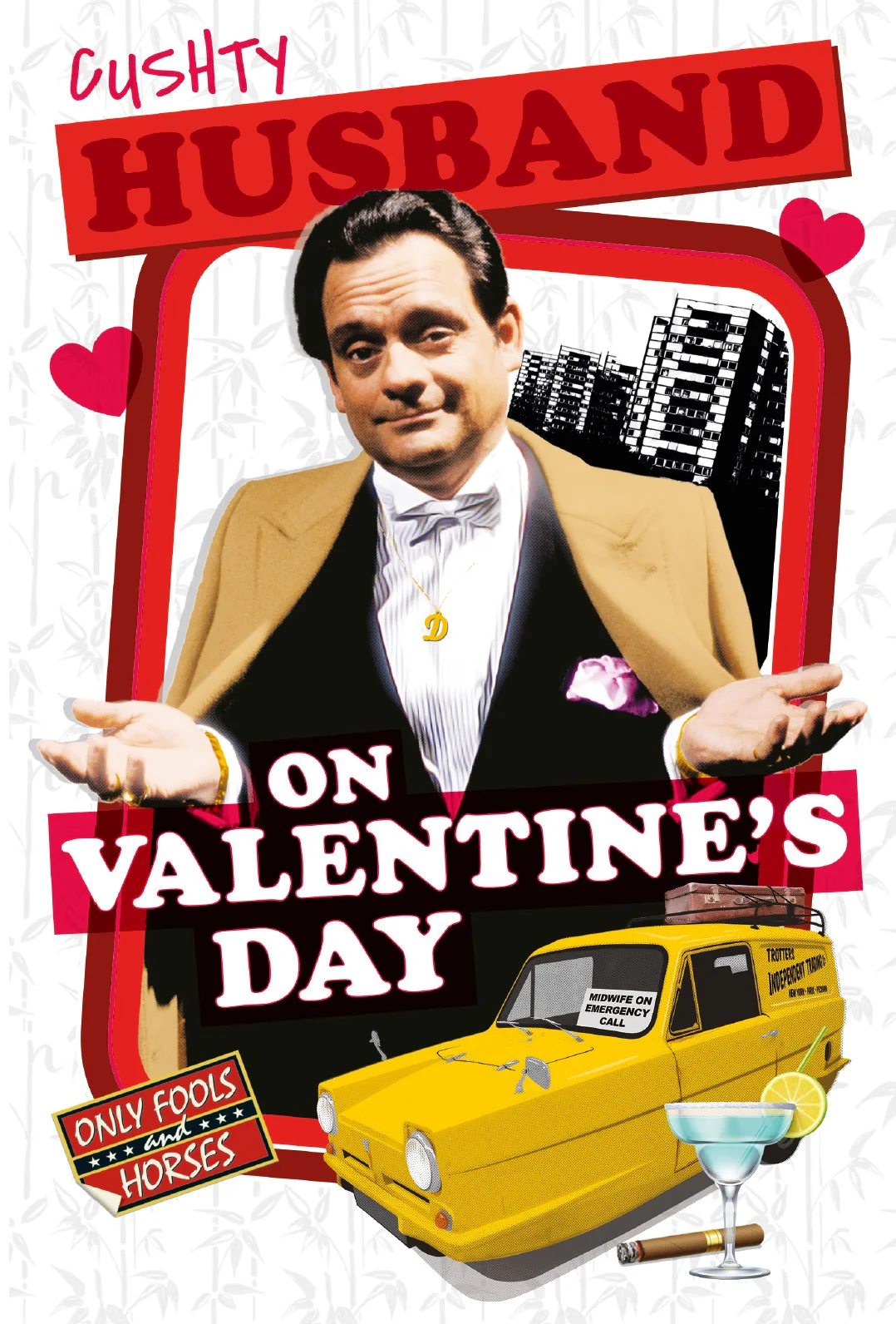 Only Fools and Horses 'Cushty Husband' Valentine's Day Card - Image 3