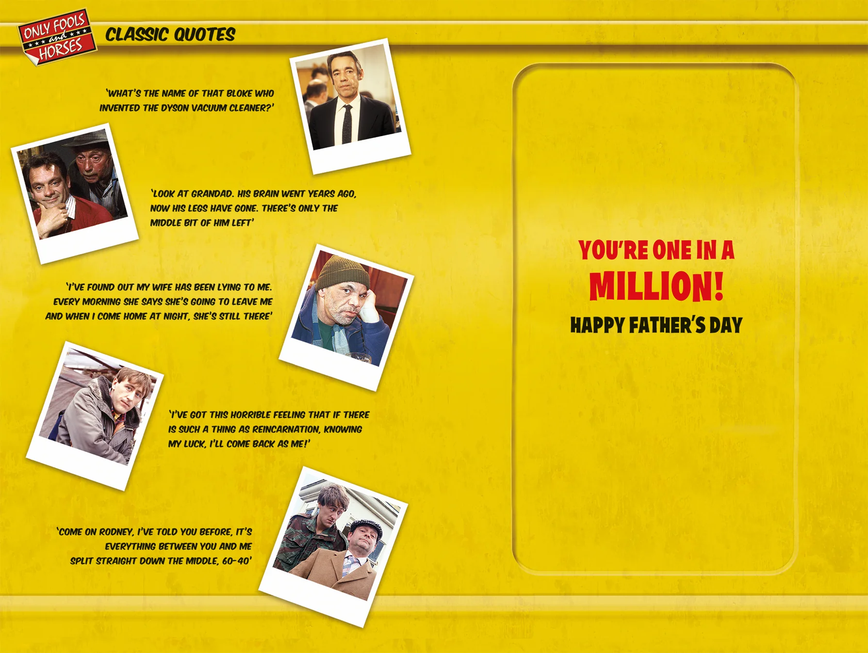 Only Fools and Horses 'Cushty Coaster' Father's Day Card - Image 4