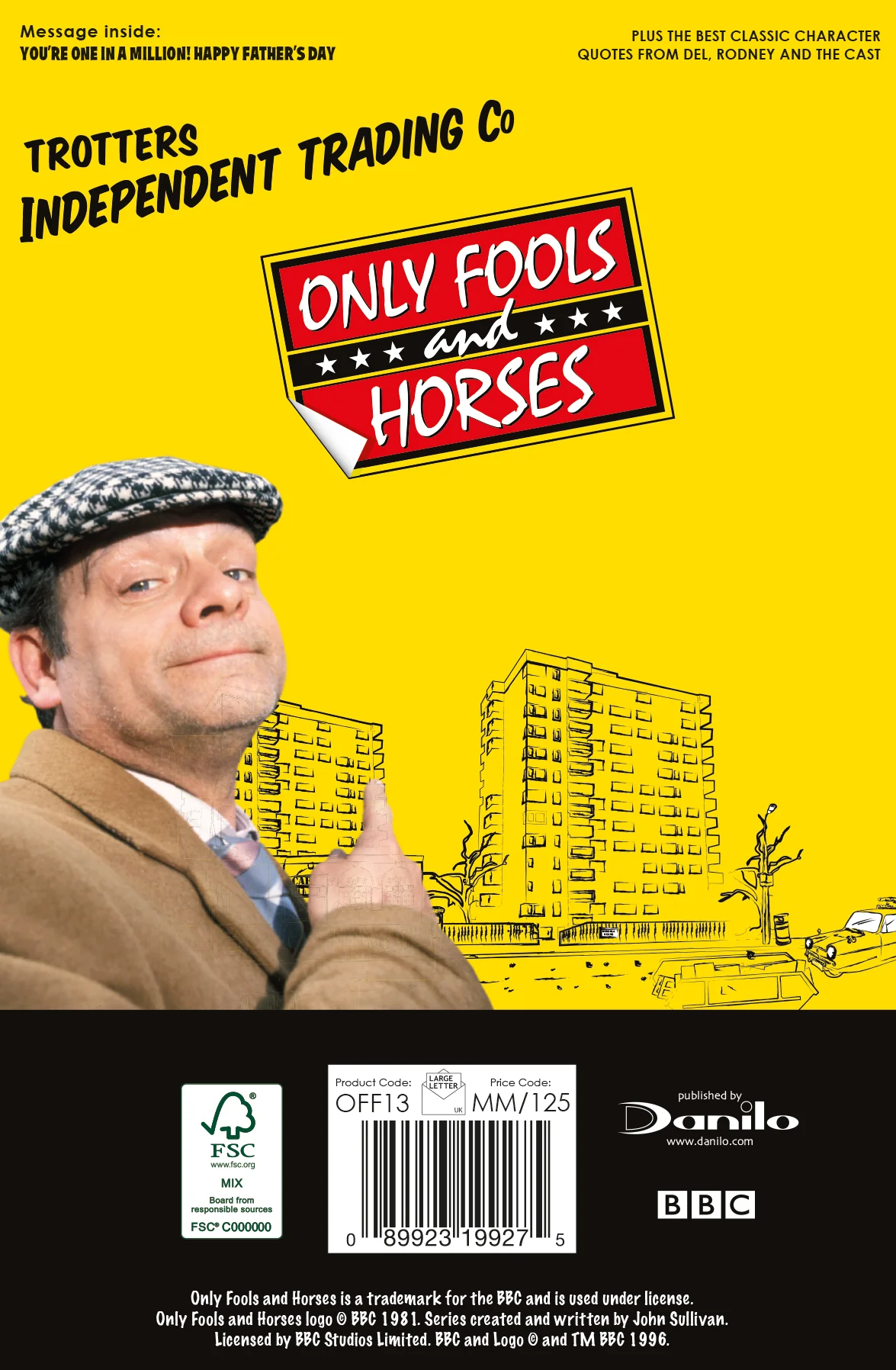 Only Fools and Horses 'Cushty Coaster' Father's Day Card - Image 5