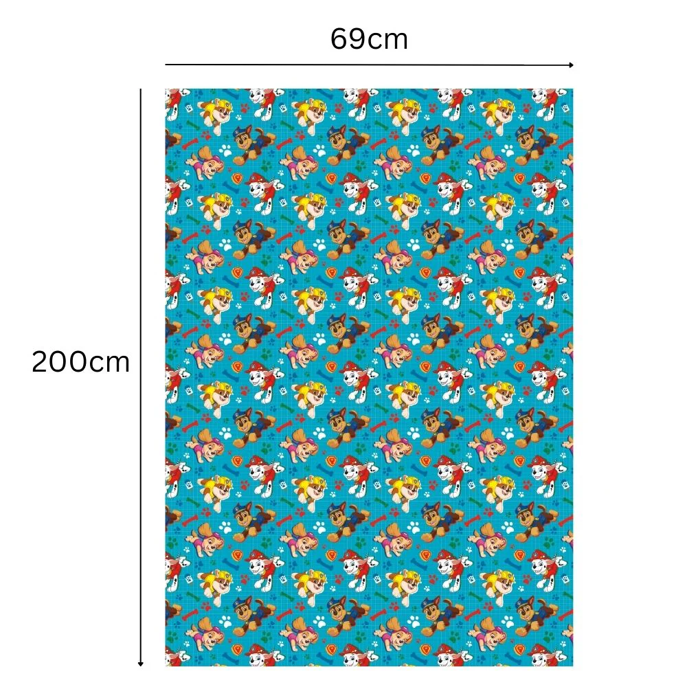 Paw Patrol 2m Roll Wrapping Paper - 3 Pack Bundle - Image 4