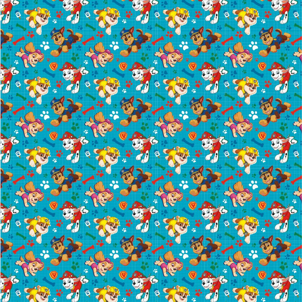 Paw Patrol 2m Roll Wrapping Paper - Image 3