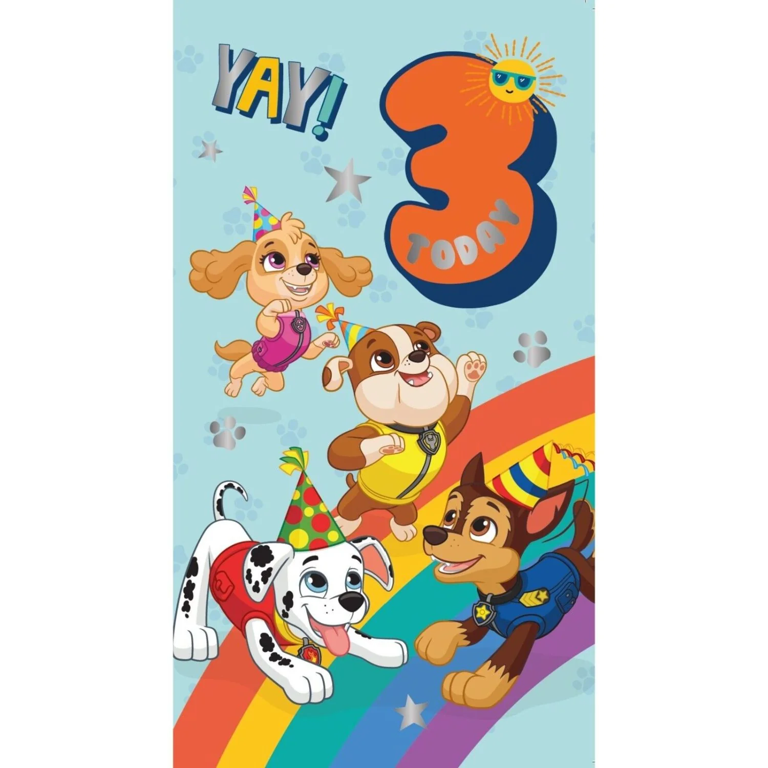 Paw Patrol Age 3 Birthday Card - Image 3