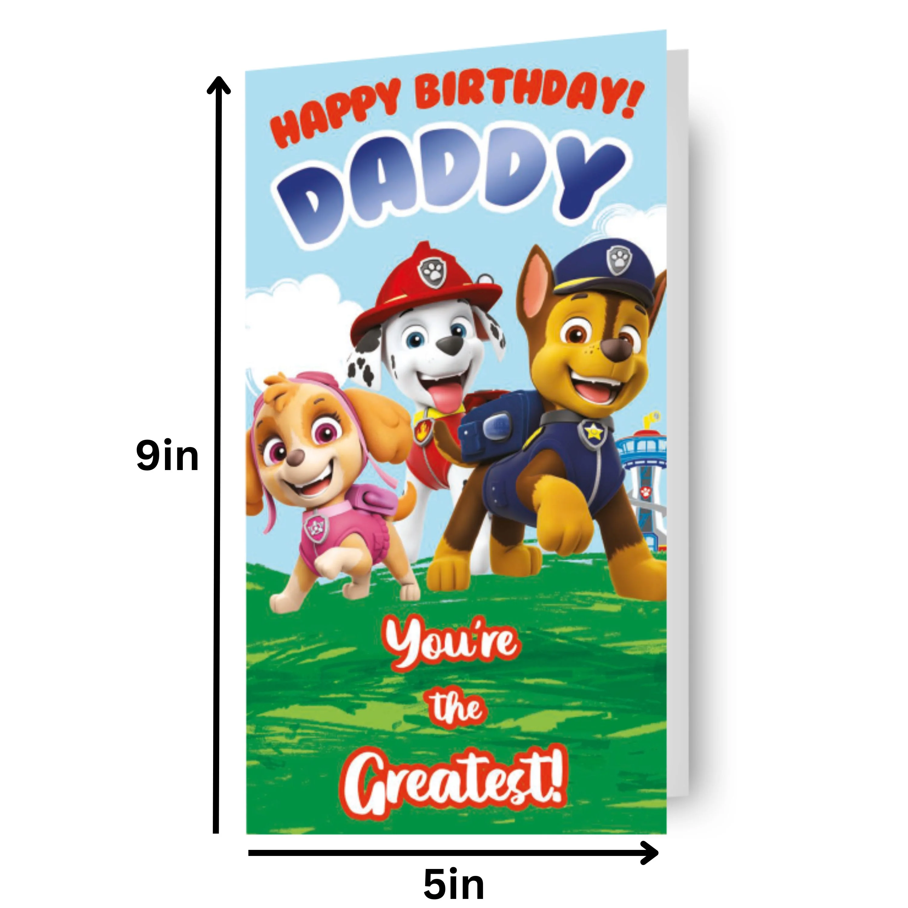 Paw Patrol 'Daddy' Birthday Card - Image 3