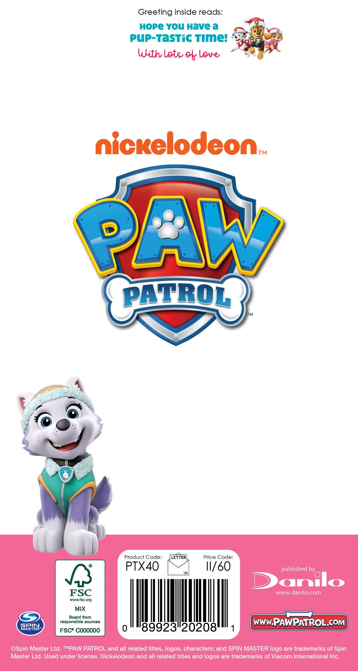 Paw Patrol 'Niece' Christmas Card - Image 5