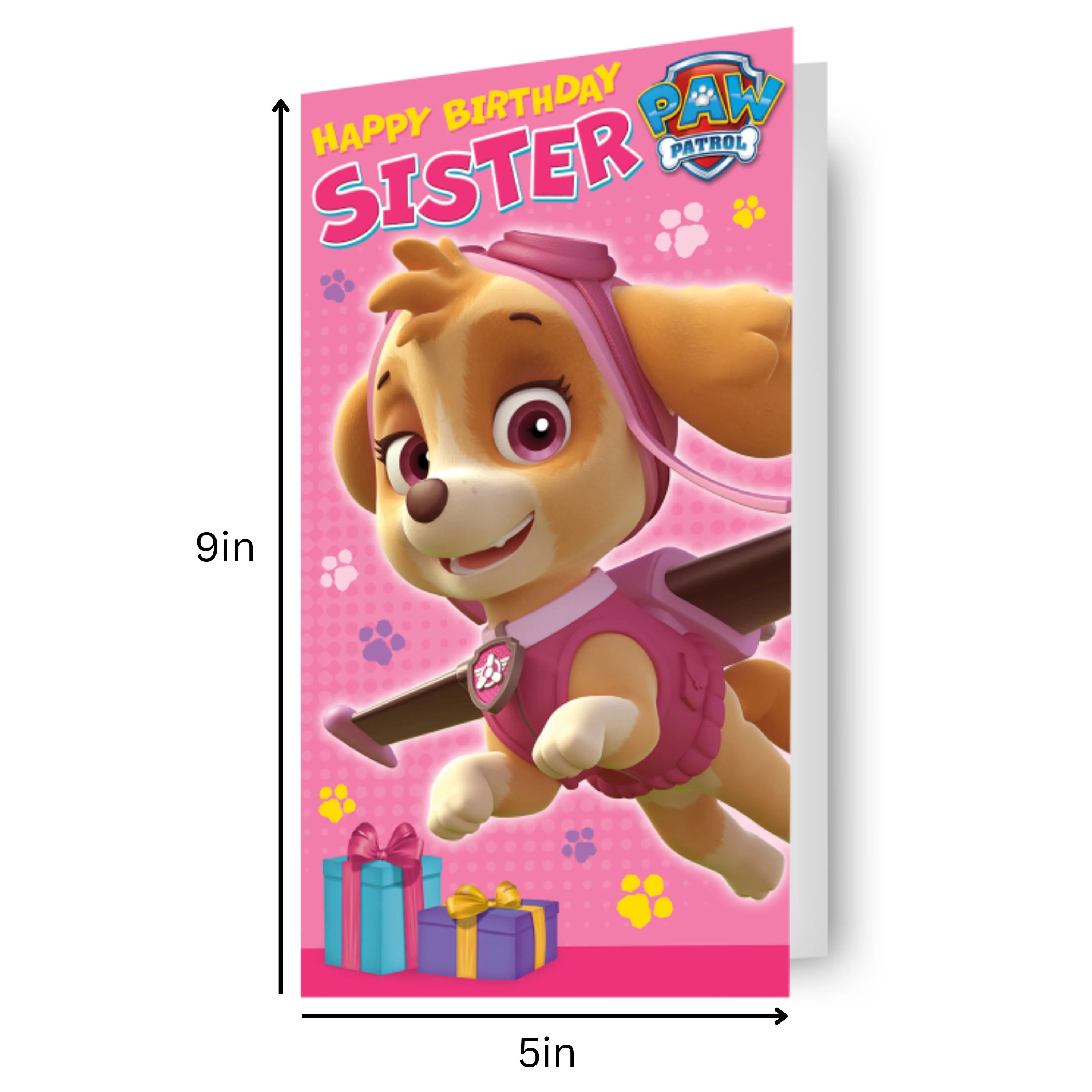 Paw Patrol Sister Birthday Card - Image 2
