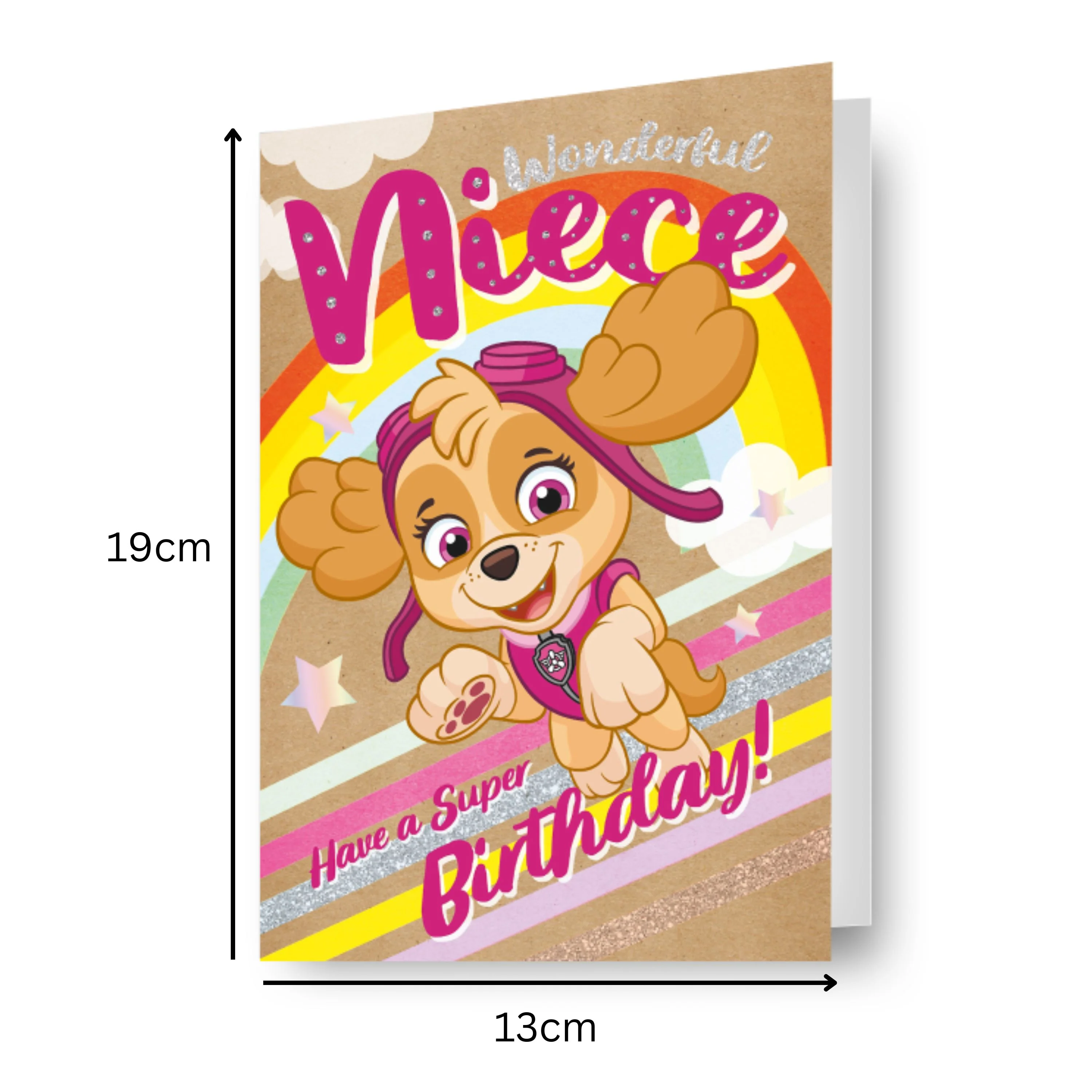 Paw Patrol Skye 'Niece' Birthday Card - Image 2