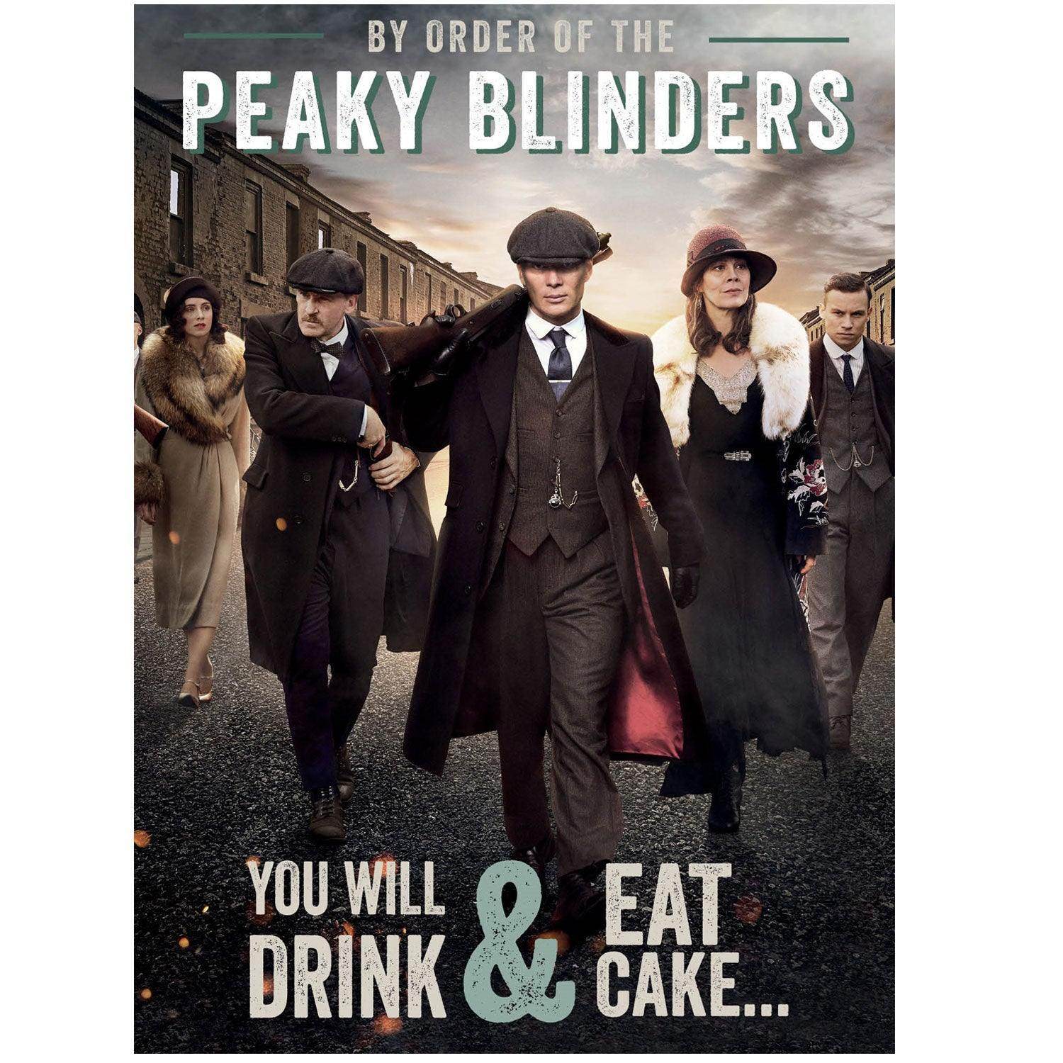 Peaky Blinders Drink & Eat Cake Birthday Card - Image 3