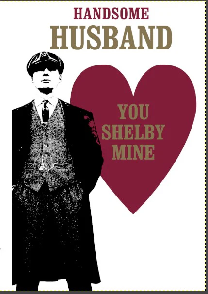 Peaky Blinders 'Handsome Husband' Valentine's Day Card - Image 3