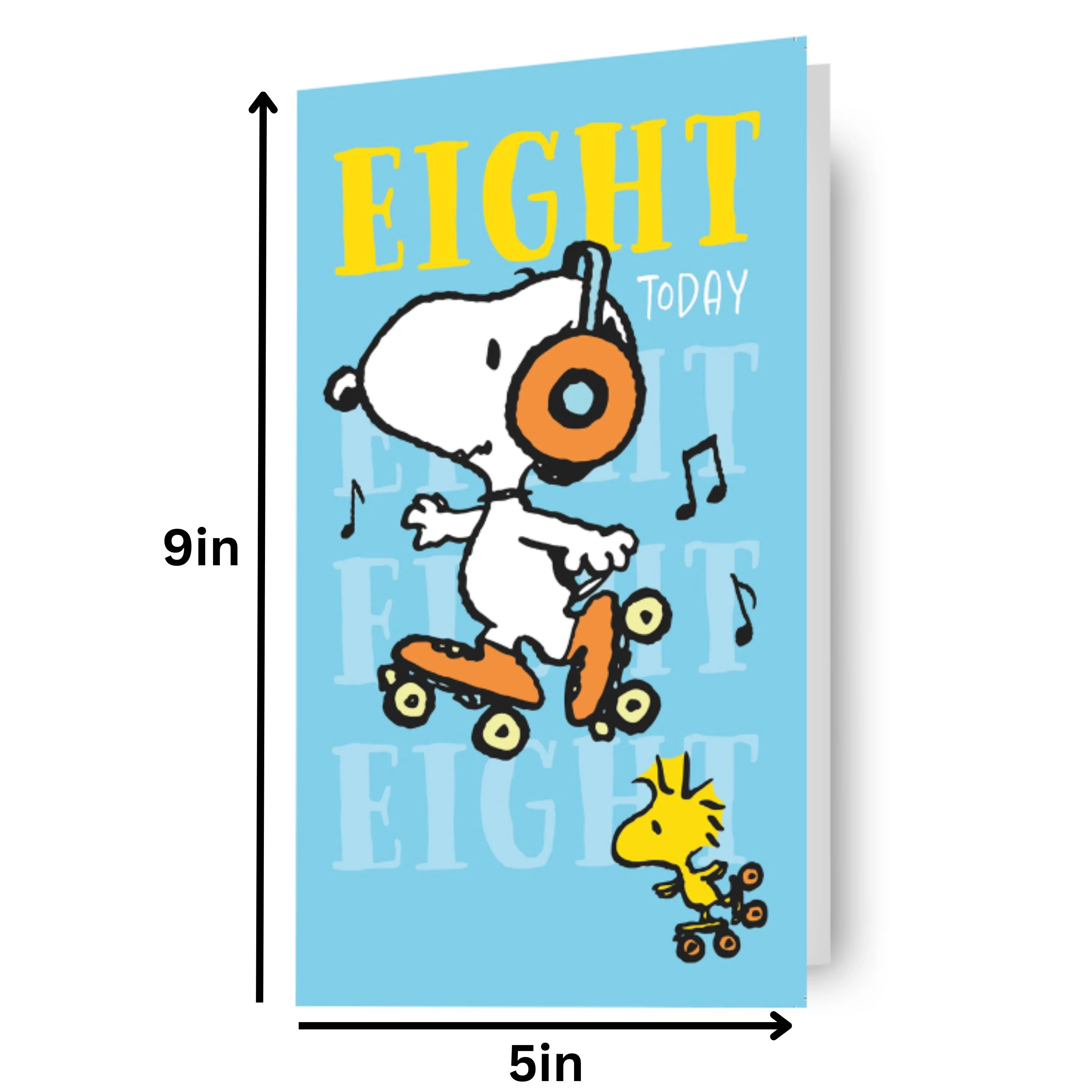 Peanuts Snoopy Age 8 Birthday Card - Image 3
