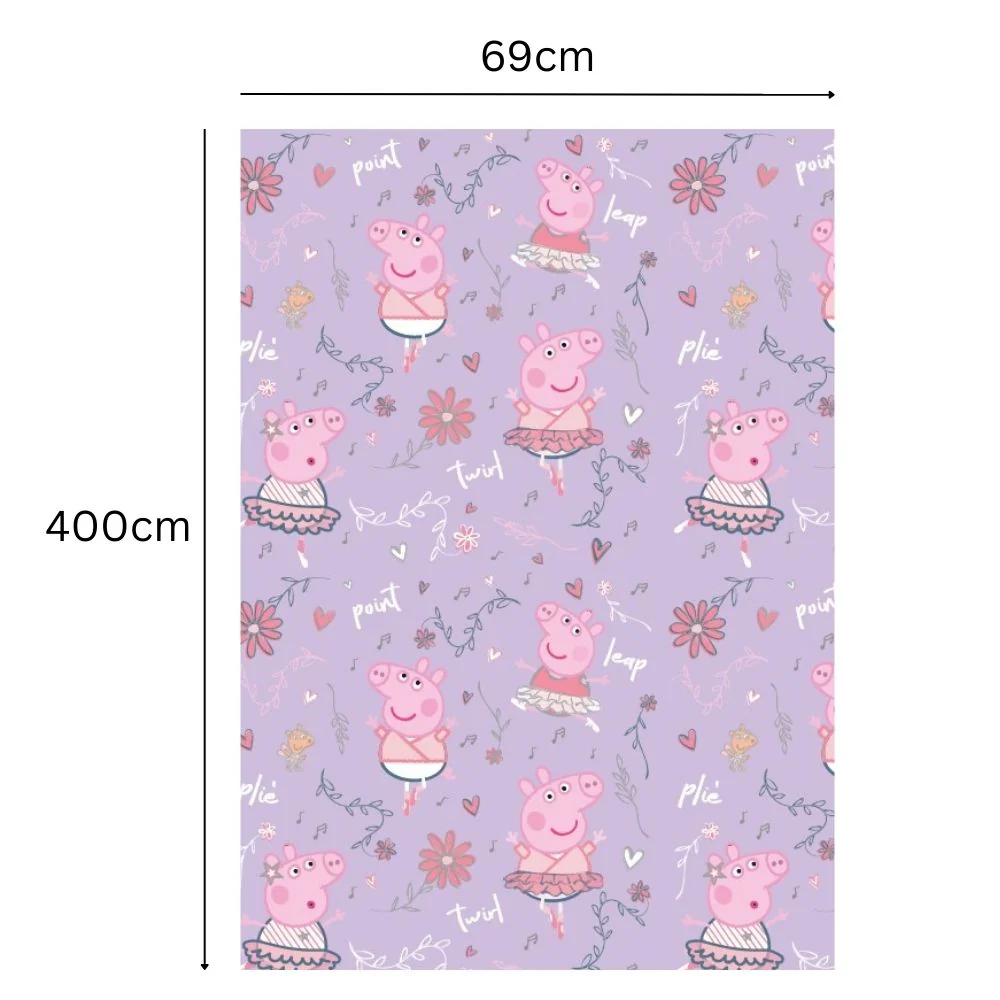 Peppa Pig 4m Roll Wrapping Paper - 3 Pack Bundle - Image 4