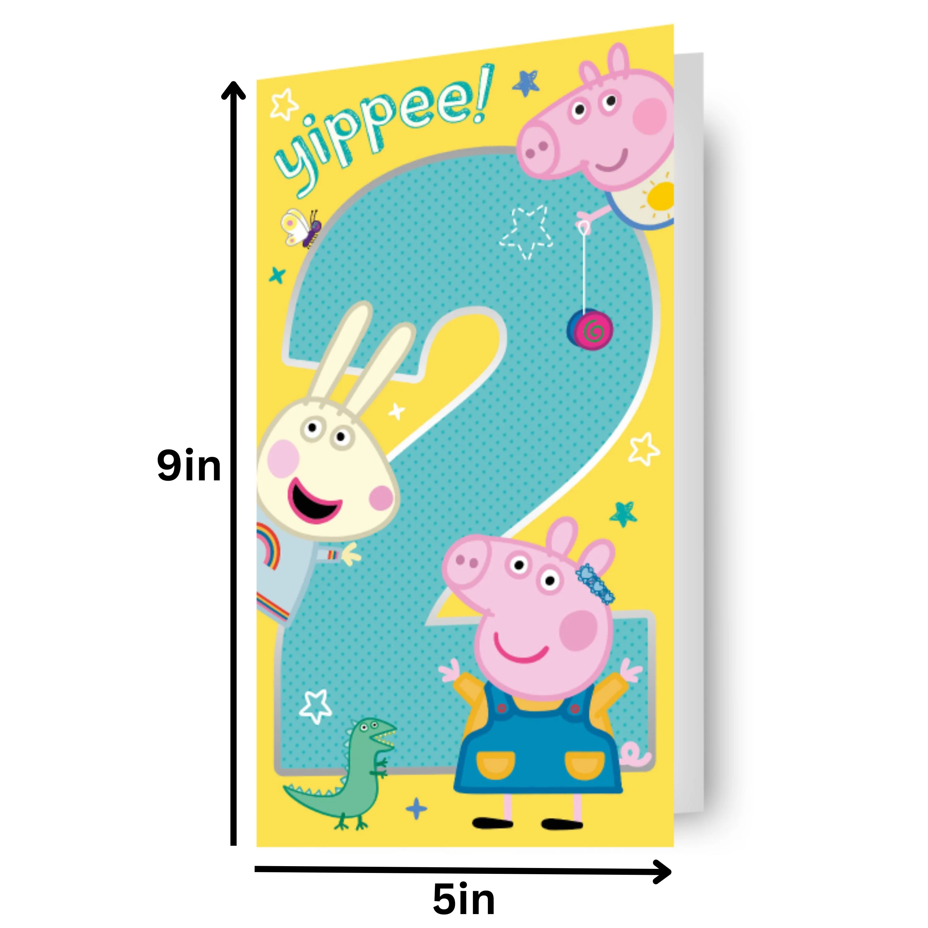 Peppa Pig Age 2 Birthday Card - Image 2
