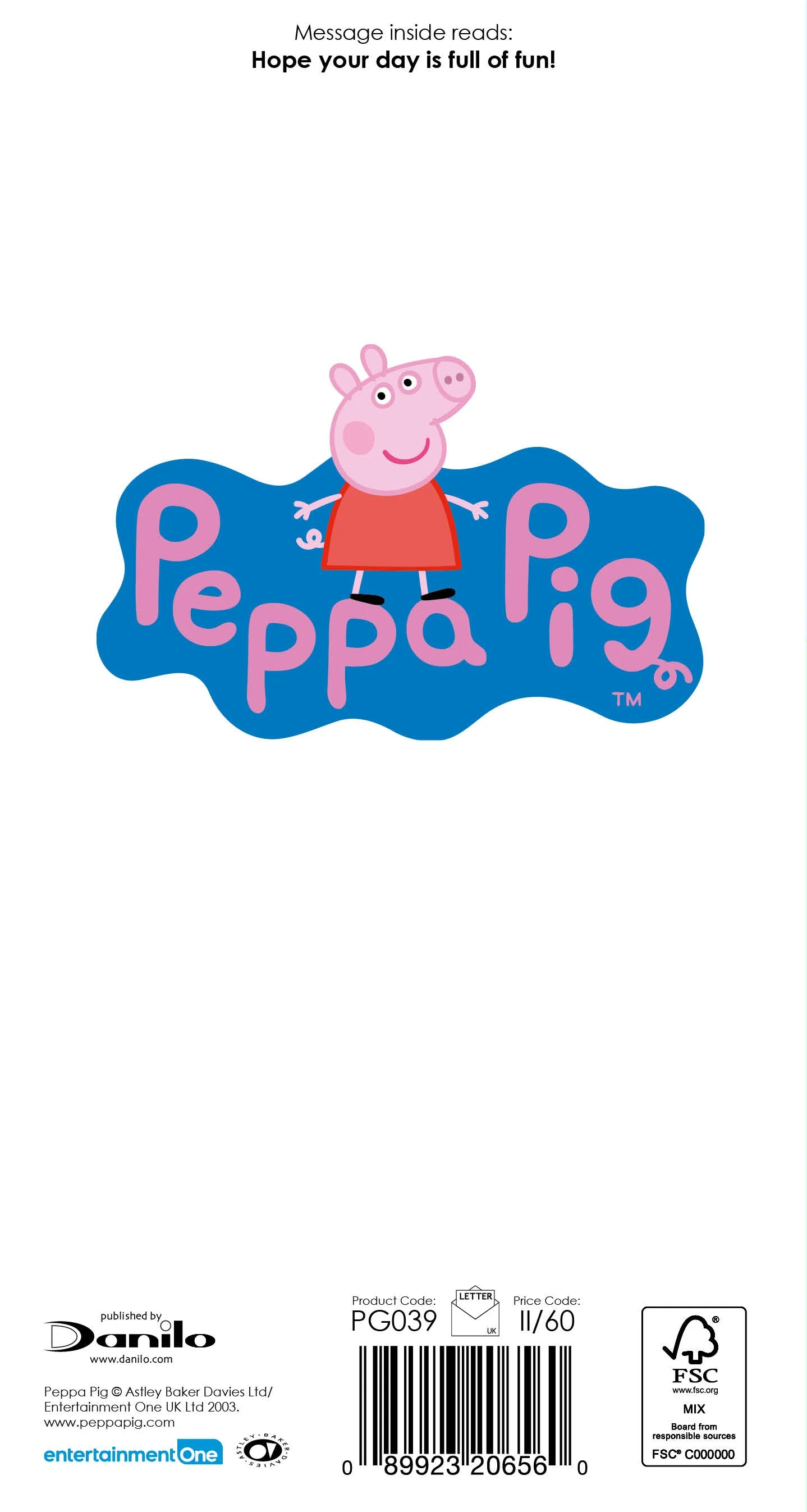 Peppa Pig Age 2 Birthday Card - Image 4