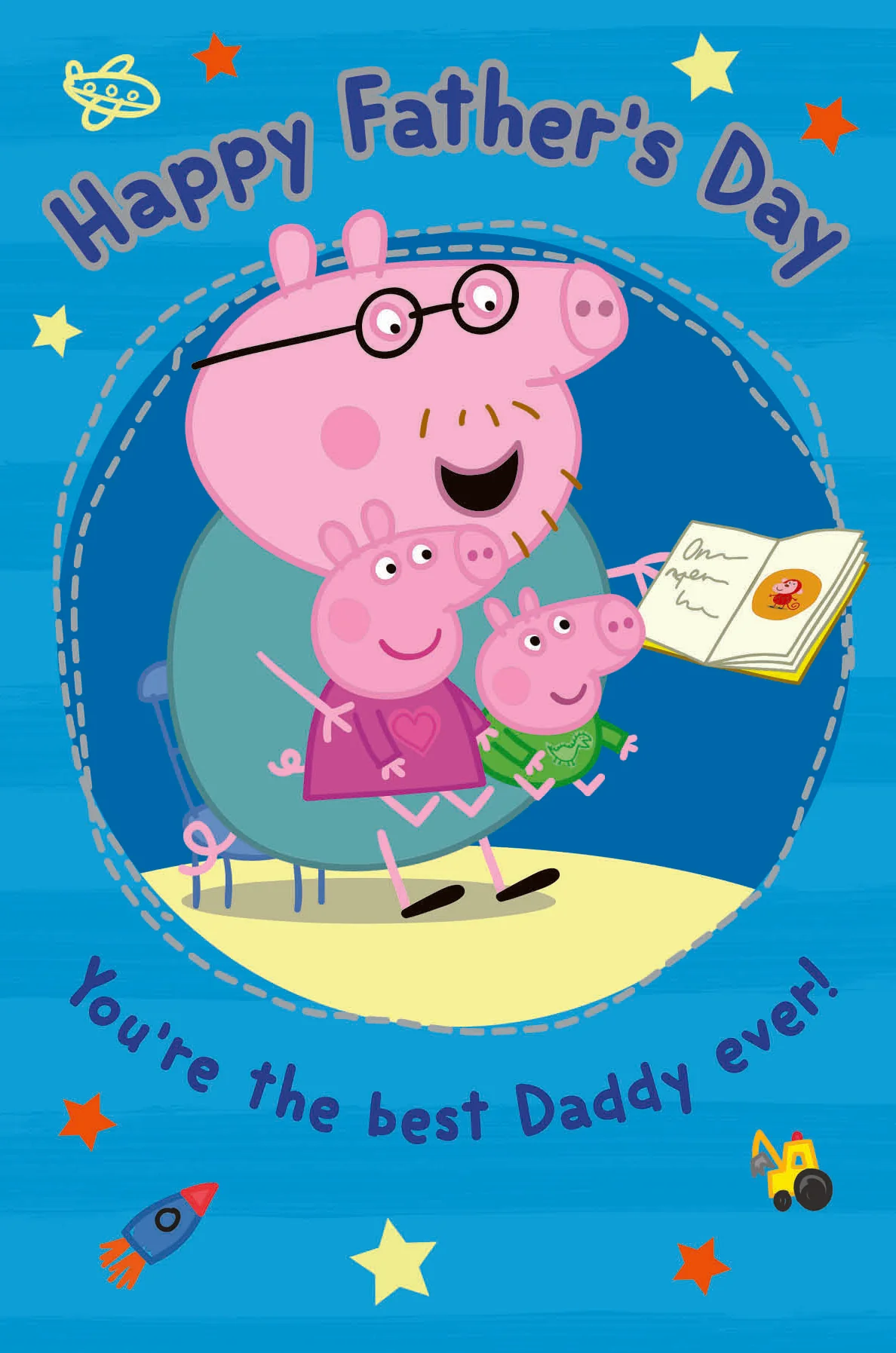 Peppa Pig 'Best Daddy' Father's Day Card - Image 3