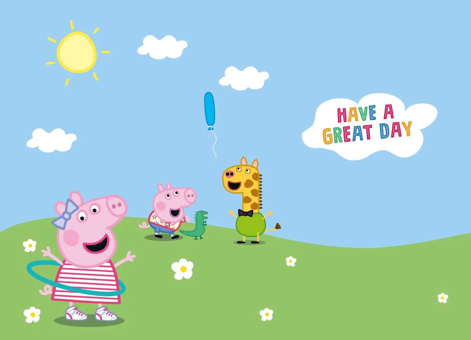 Peppa Pig Birthday Fun Card with Badge - Image 4