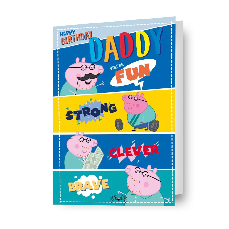 Peppa Pig 'Daddy' Birthday Card