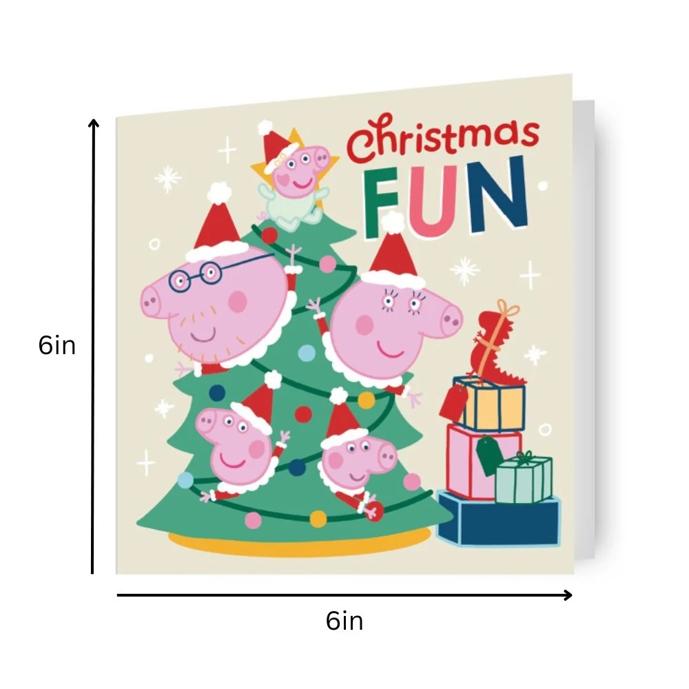 Peppa Pig Generic Christmas Card - Image 2