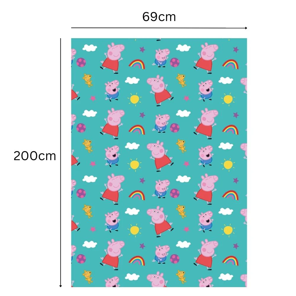 Peppa Pig Gift Wrap Roll 2m - Image 2