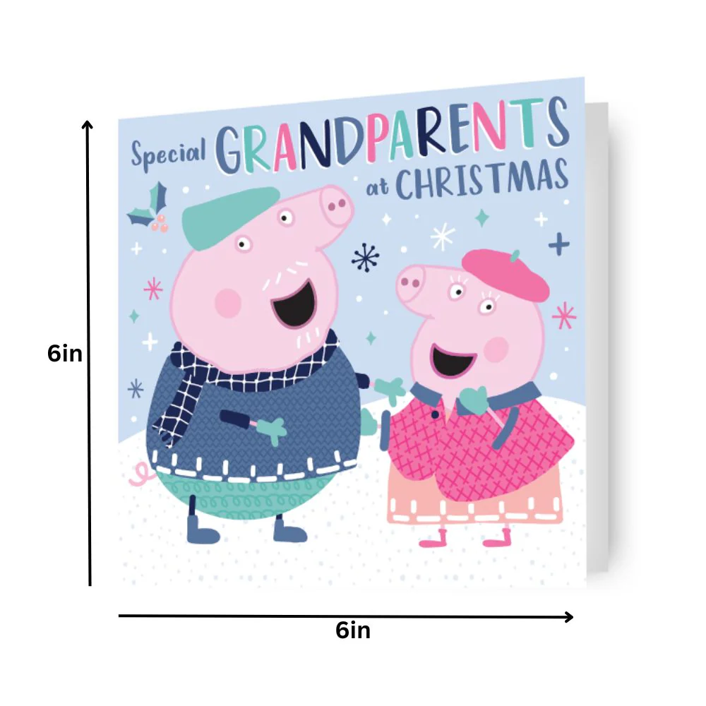 Peppa Pig Grandparents Christmas Card - Image 2