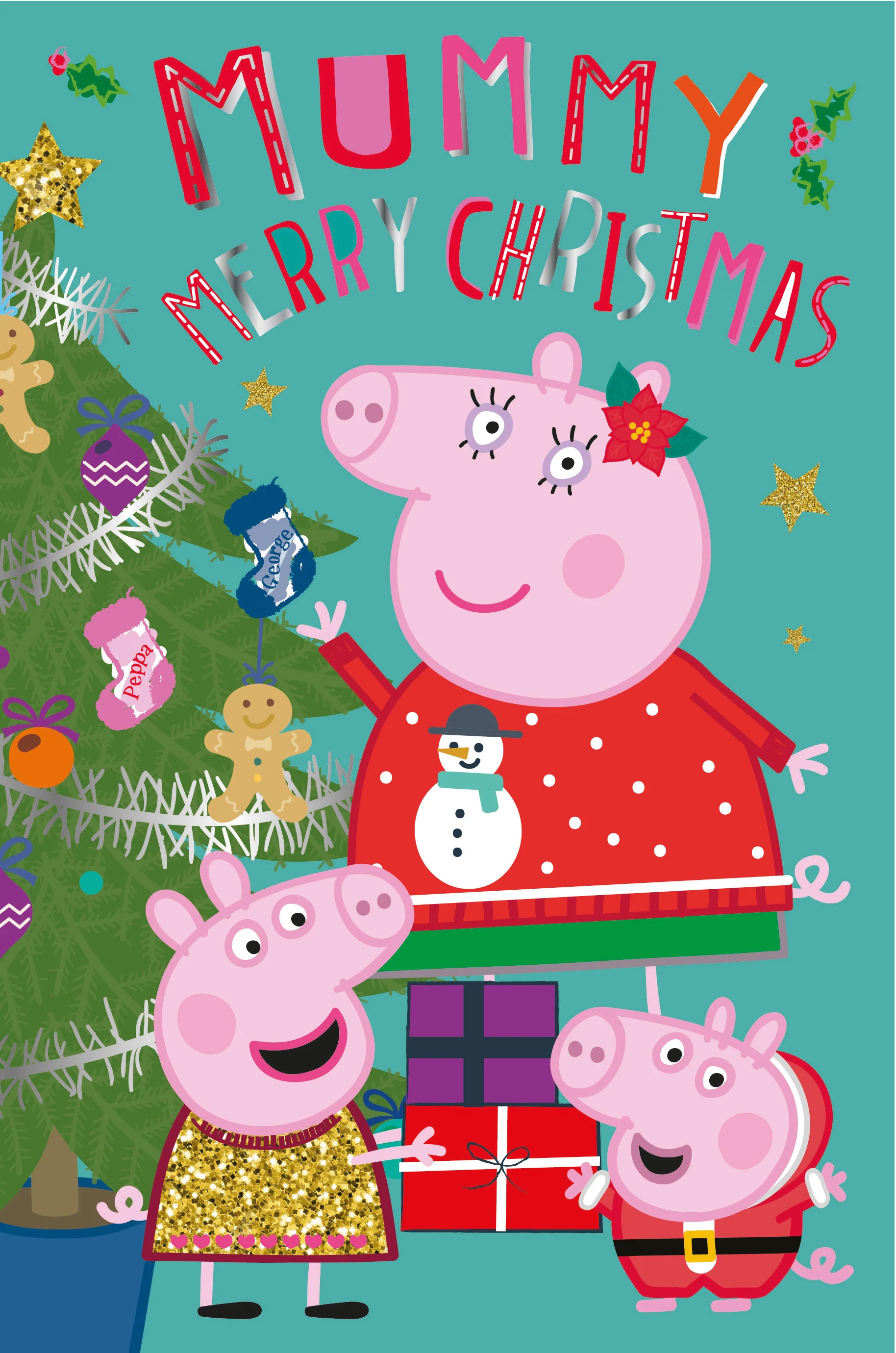 Peppa Pig Mummy Christmas Card - Image 3