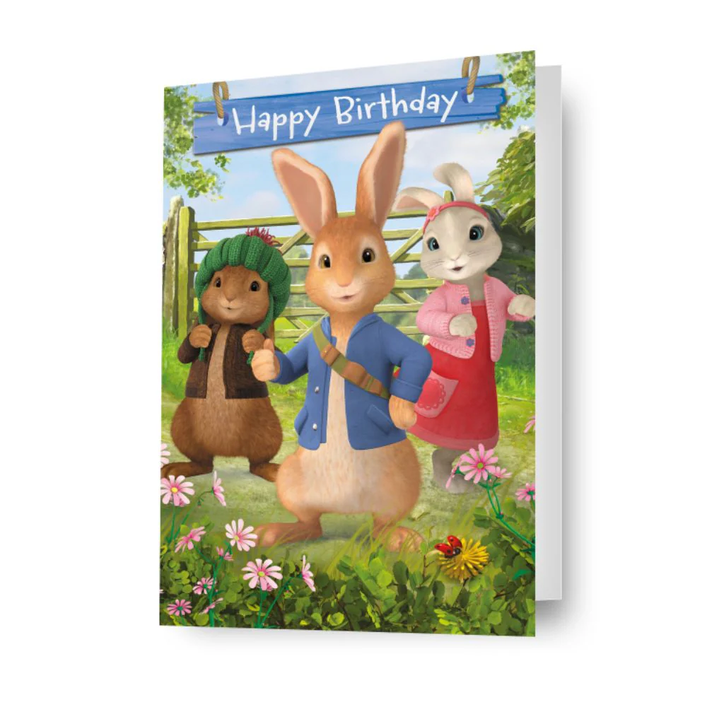 Peter Rabbit Birthday Card