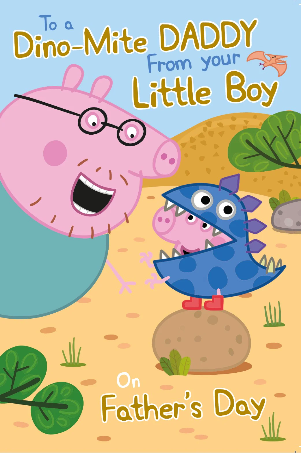 Peppa Pig Father's Day Card 'From Your Little Boy' - Image 3