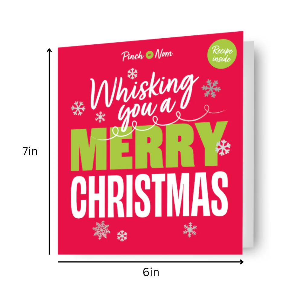 Pinch Of Nom Christmas Card Featuring Mince Pie Pudding Recipe - Image 3