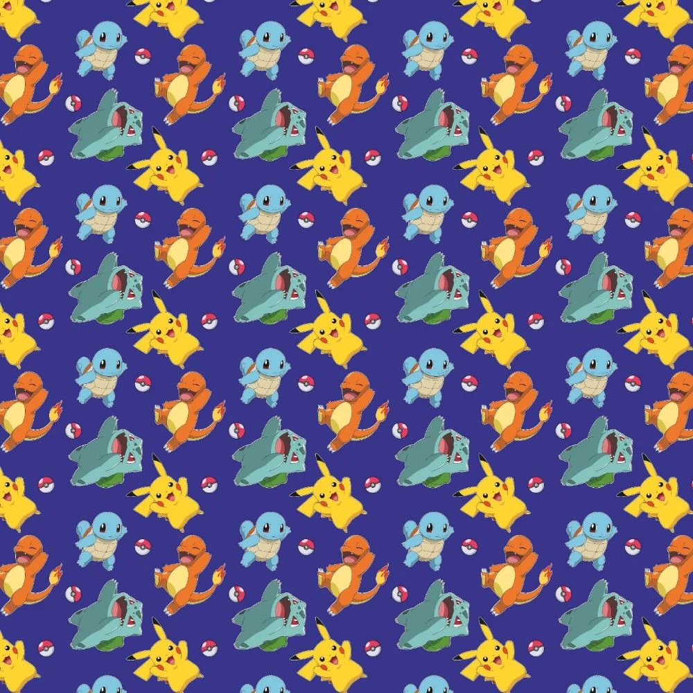Pokemon 2m Roll Wrapping Paper - 3 Pack Bundle - Image 2