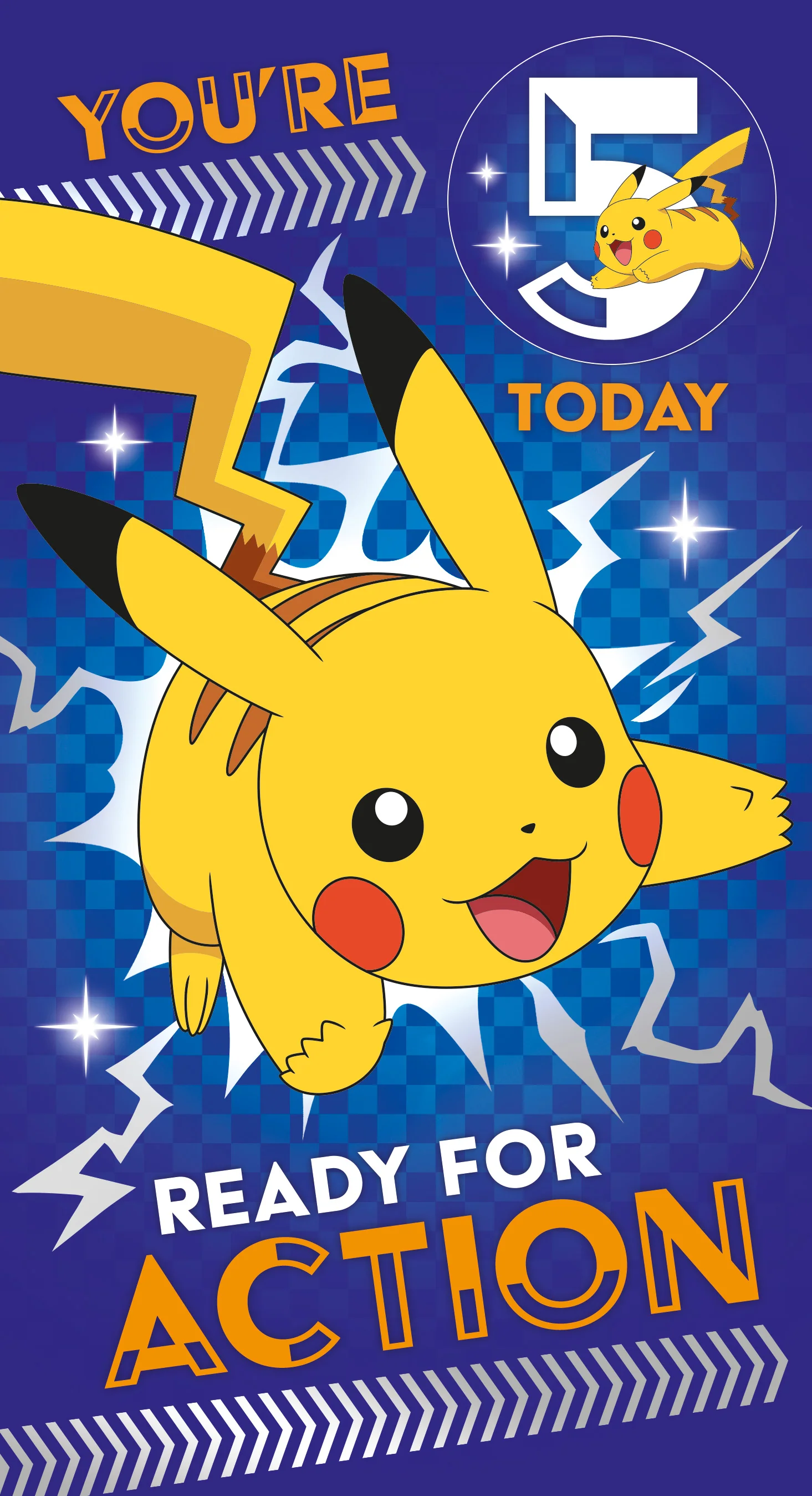 Pokemon Multi Ages 5-8 Sticker Birthday Card - Image 5