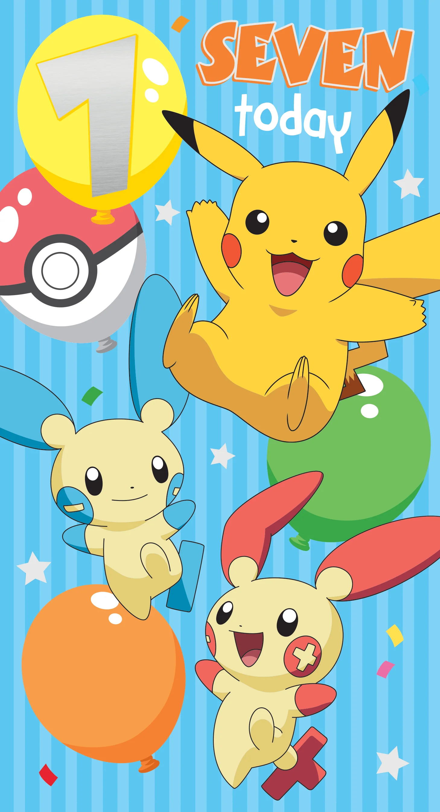 Pokemon Age 7 Birthday Card - Image 3