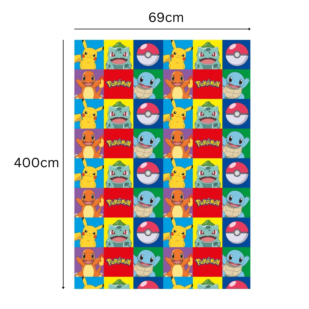 Pokemon Wrapping Paper 4m Roll - Image 2